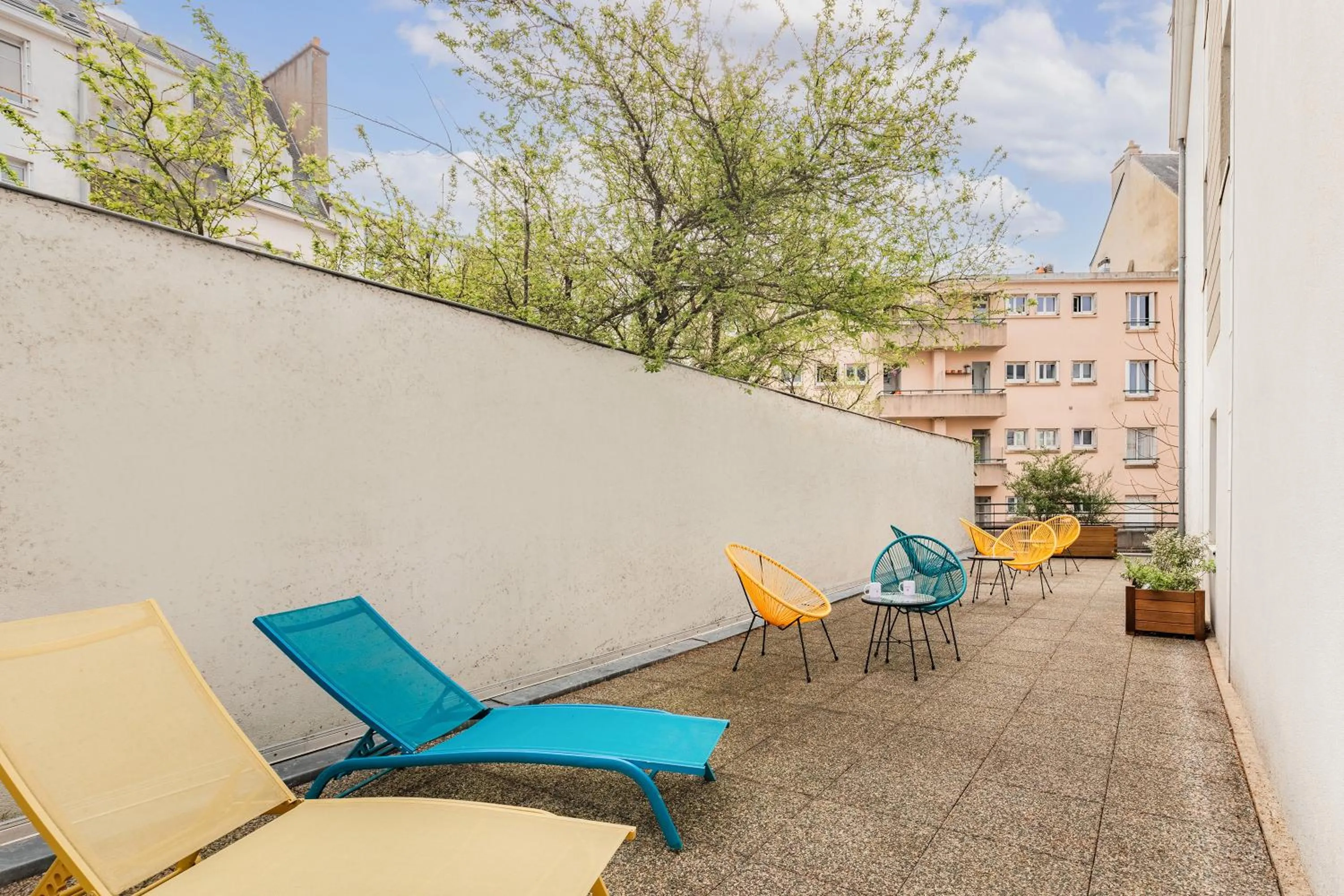 Patio in Appart'City Classic Nantes Quais de Loire