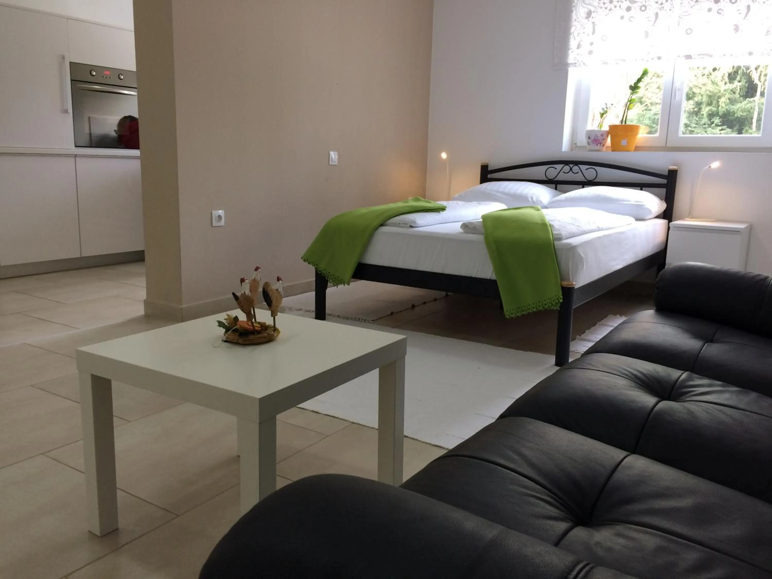 Bed in Apartments Cindra