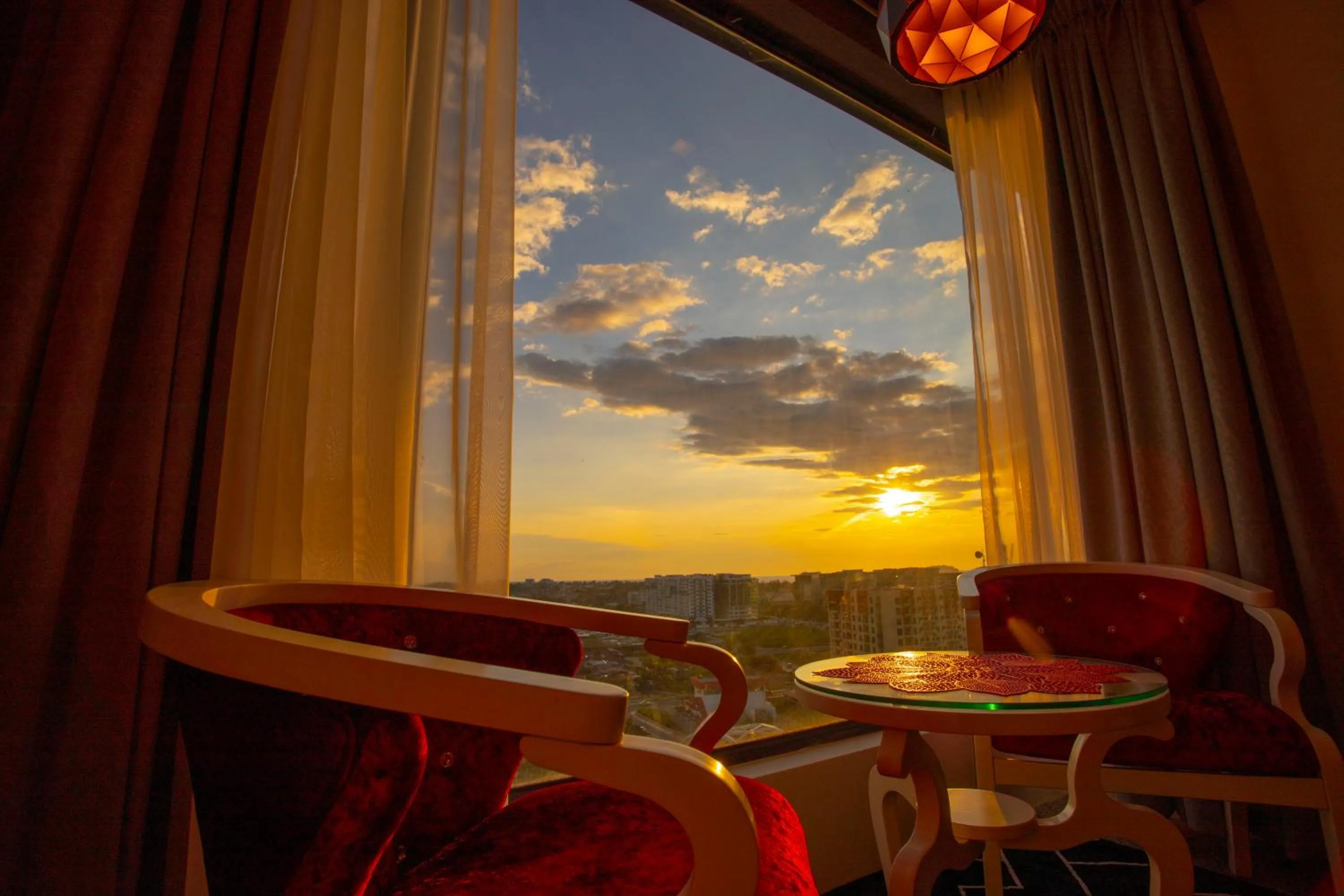 Living room in Cozy Living Sky Apartment
