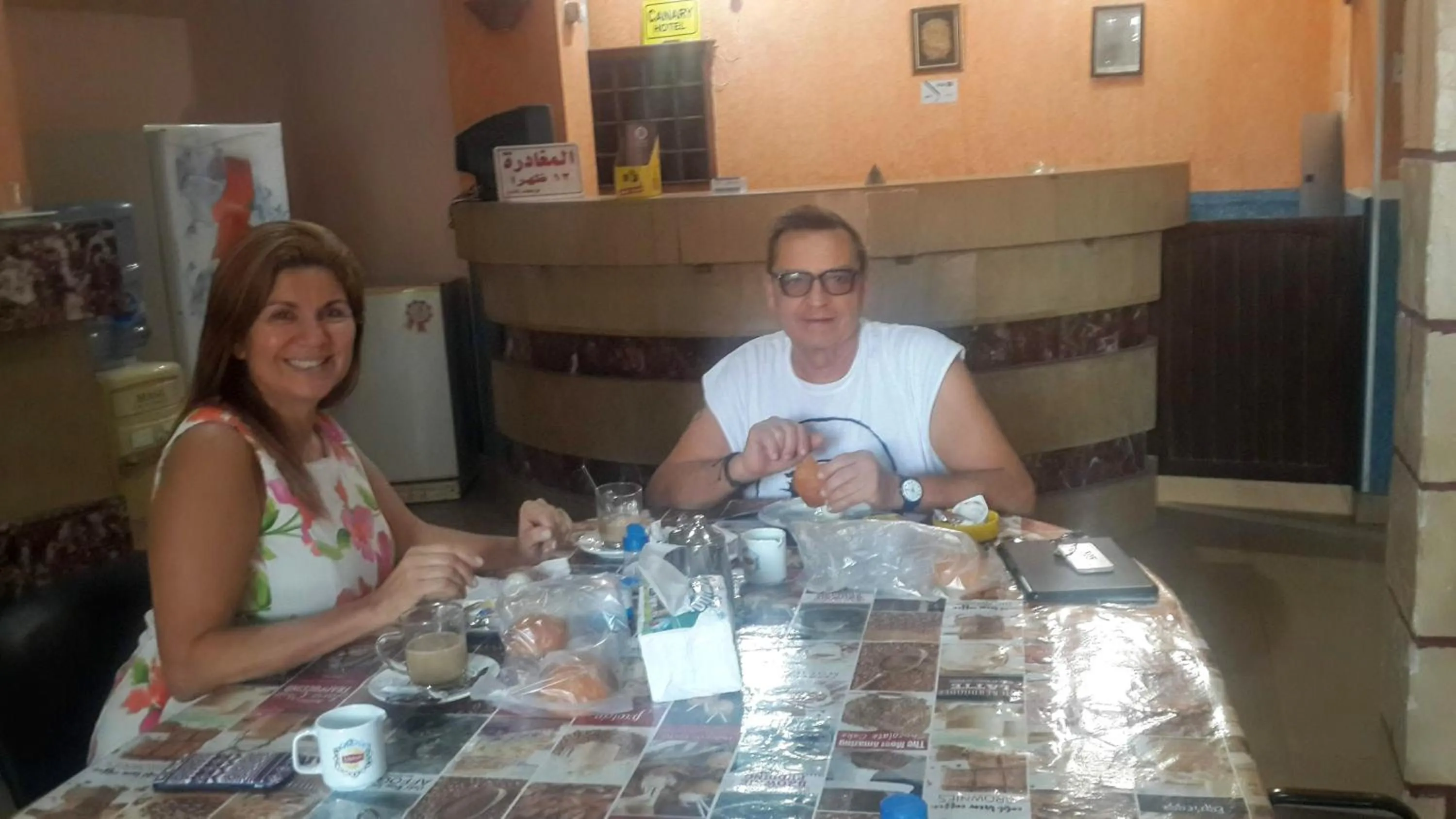 Continental breakfast in Canary Hotel