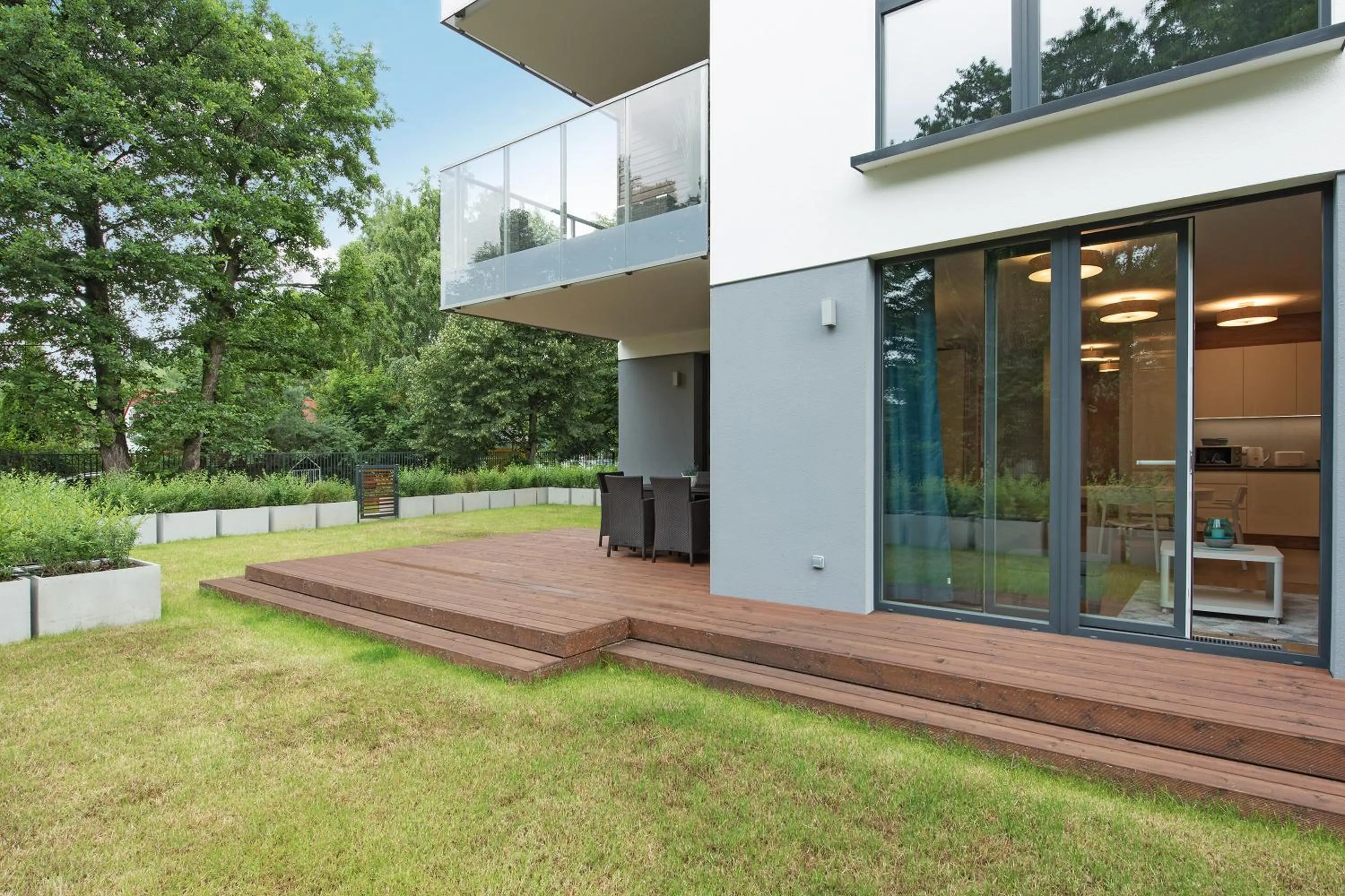 Garden view in INA Rent - Tre Mare Apartamenty