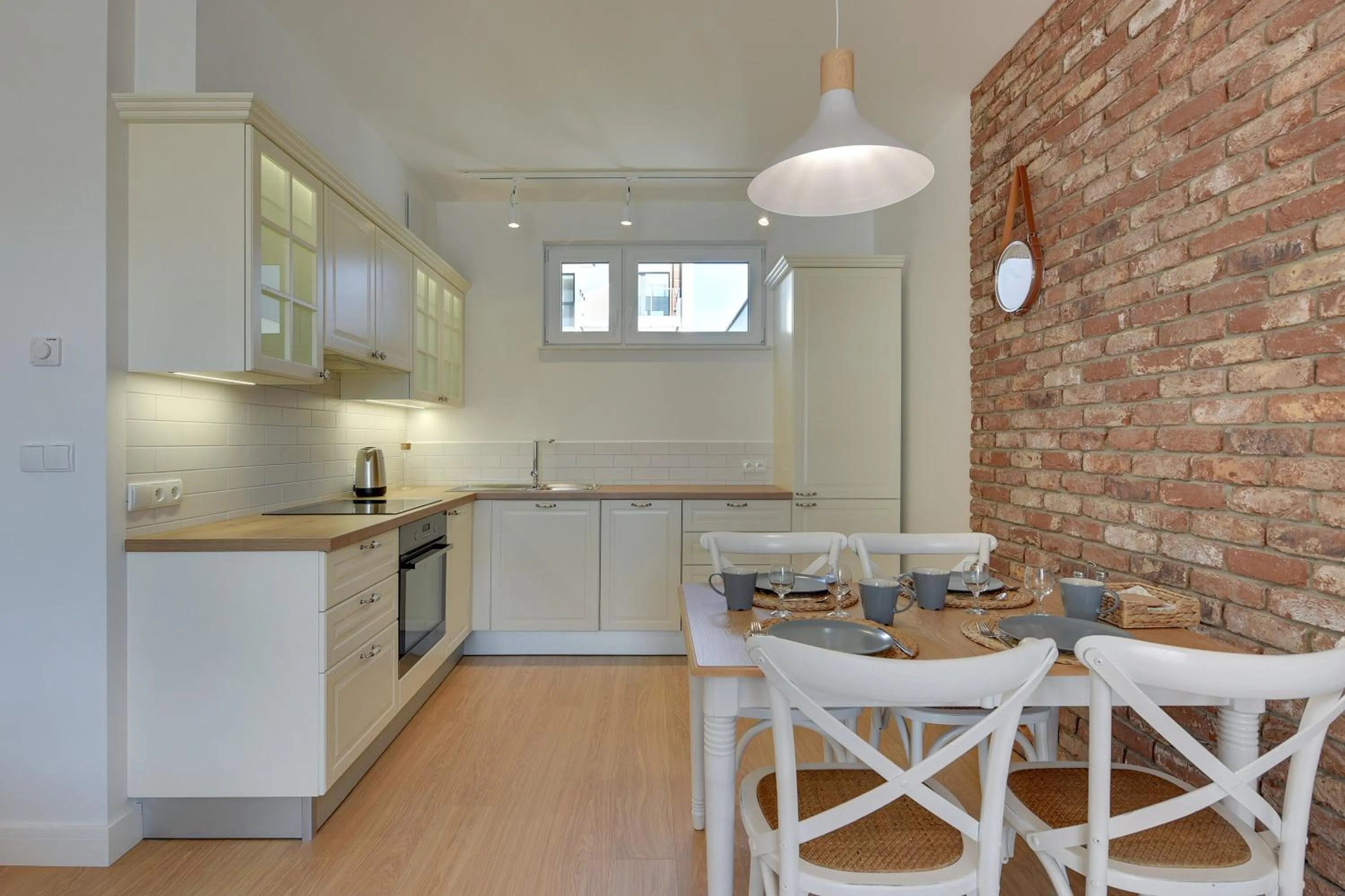 Kitchen or kitchenette in INA Rent - Tre Mare Apartamenty