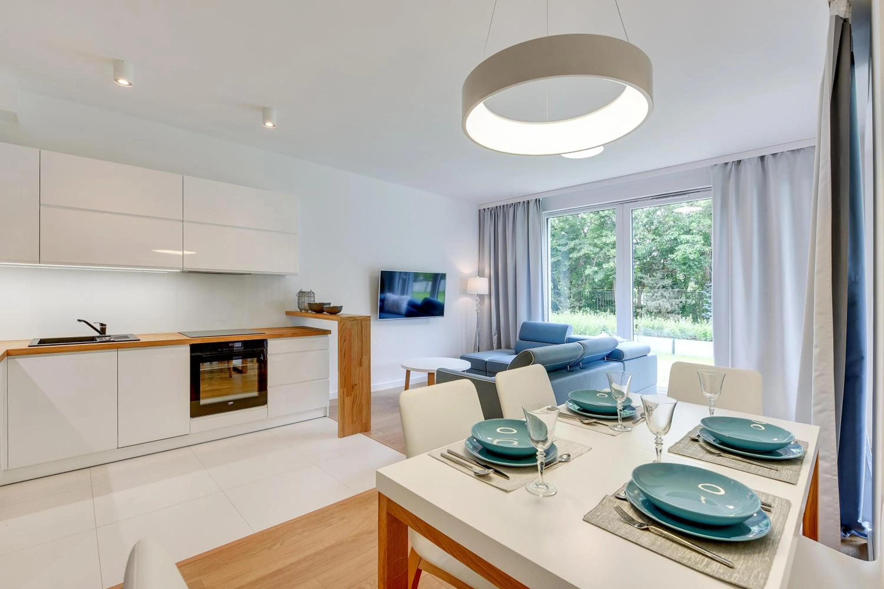 Kitchen or kitchenette in INA Rent - Tre Mare Apartamenty