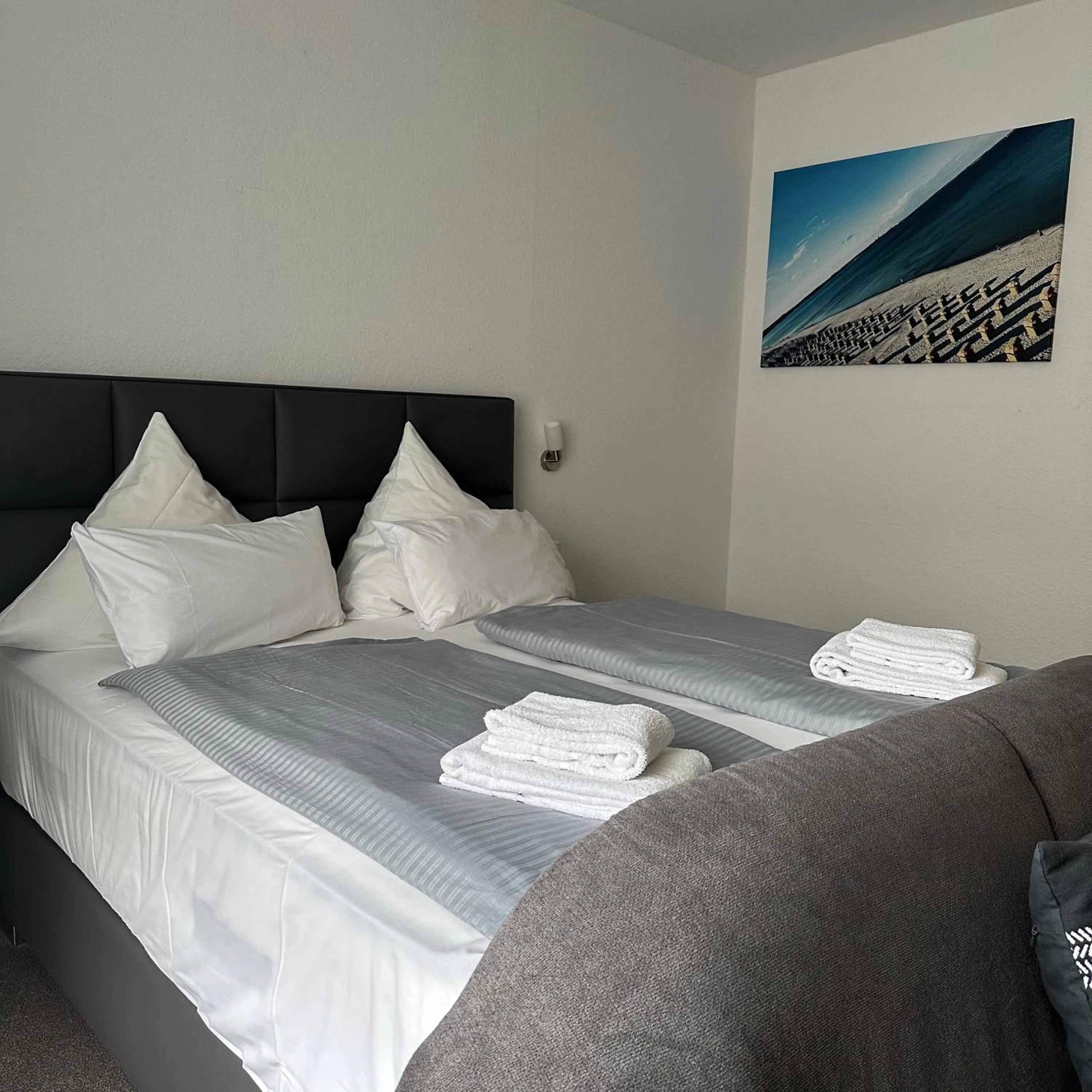 Bed in Hotel & Restaurant Blume