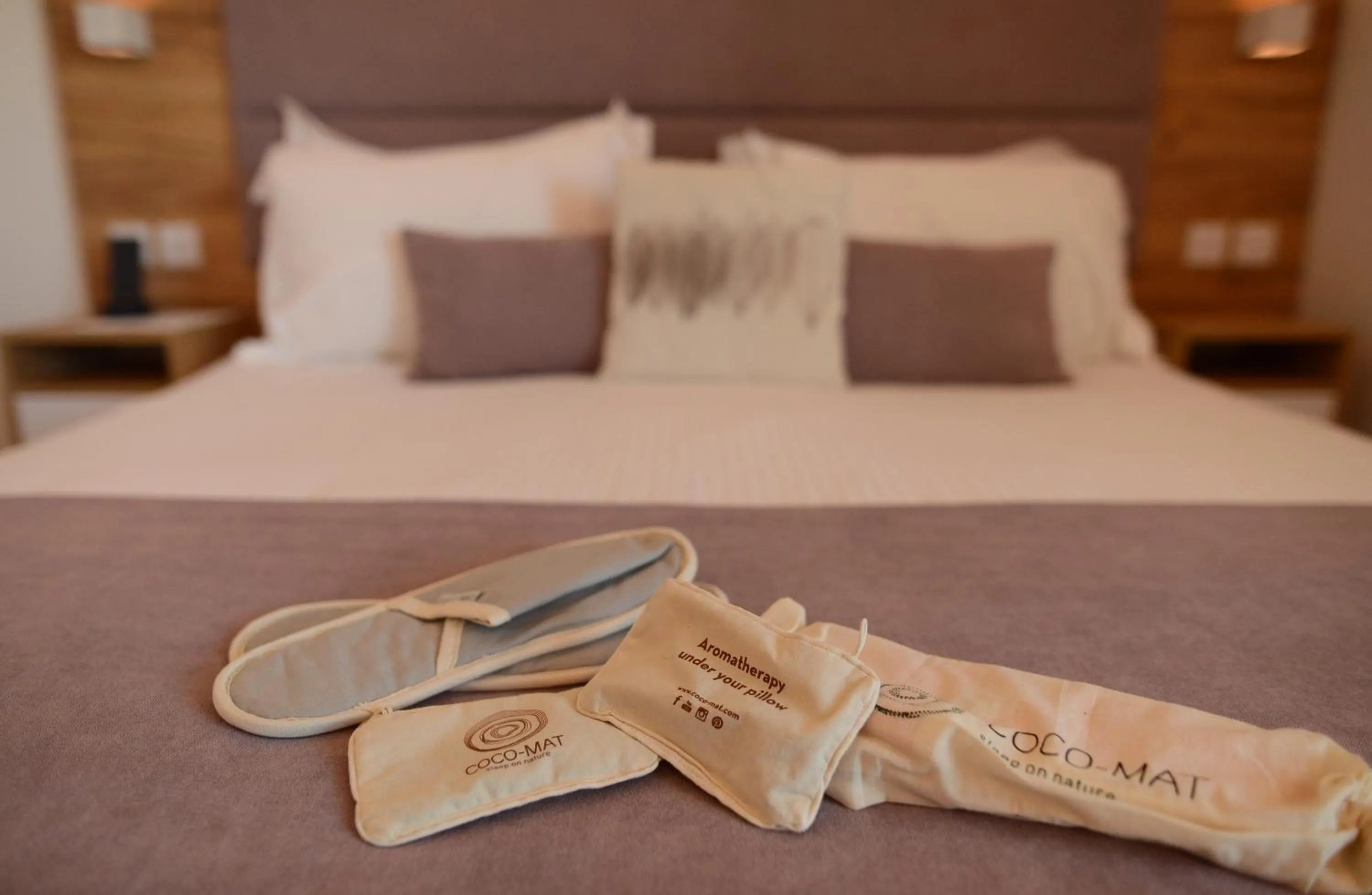 Bed in Hypnos Boutique Hotel