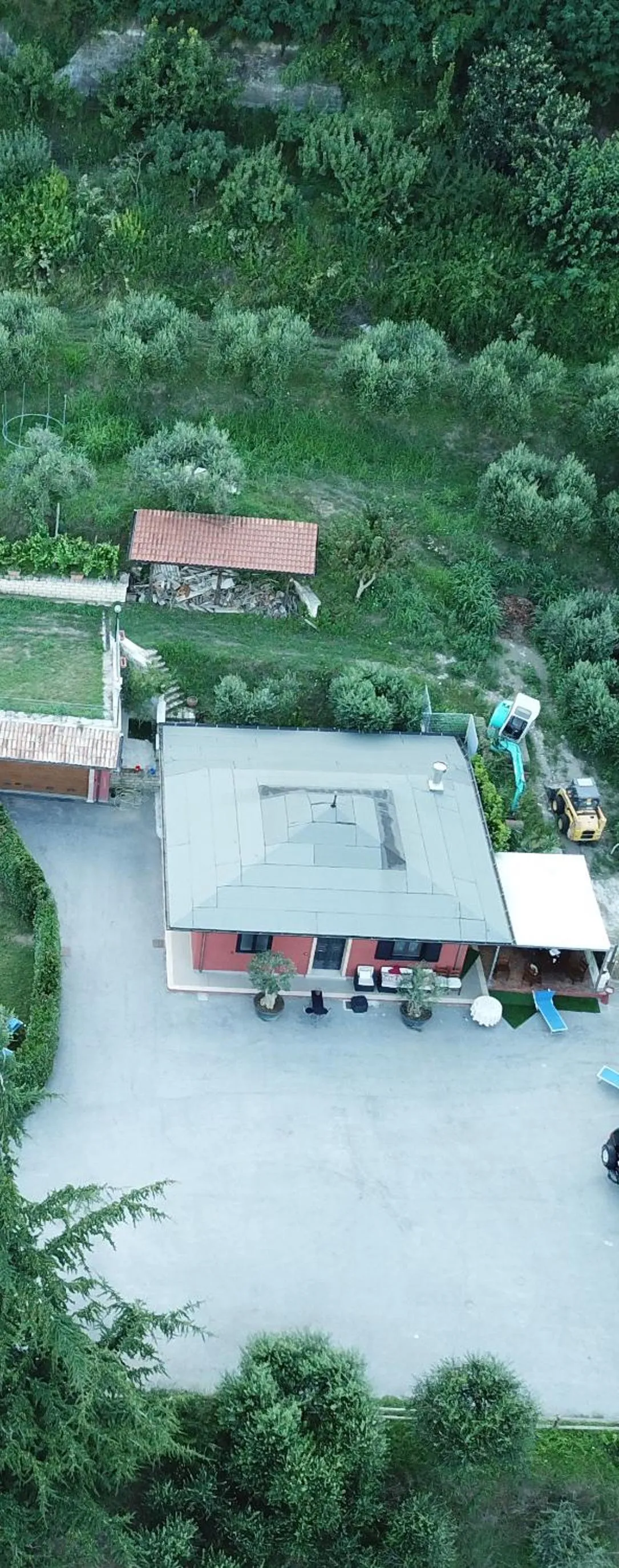 Bird's eye view in Villa Masullo