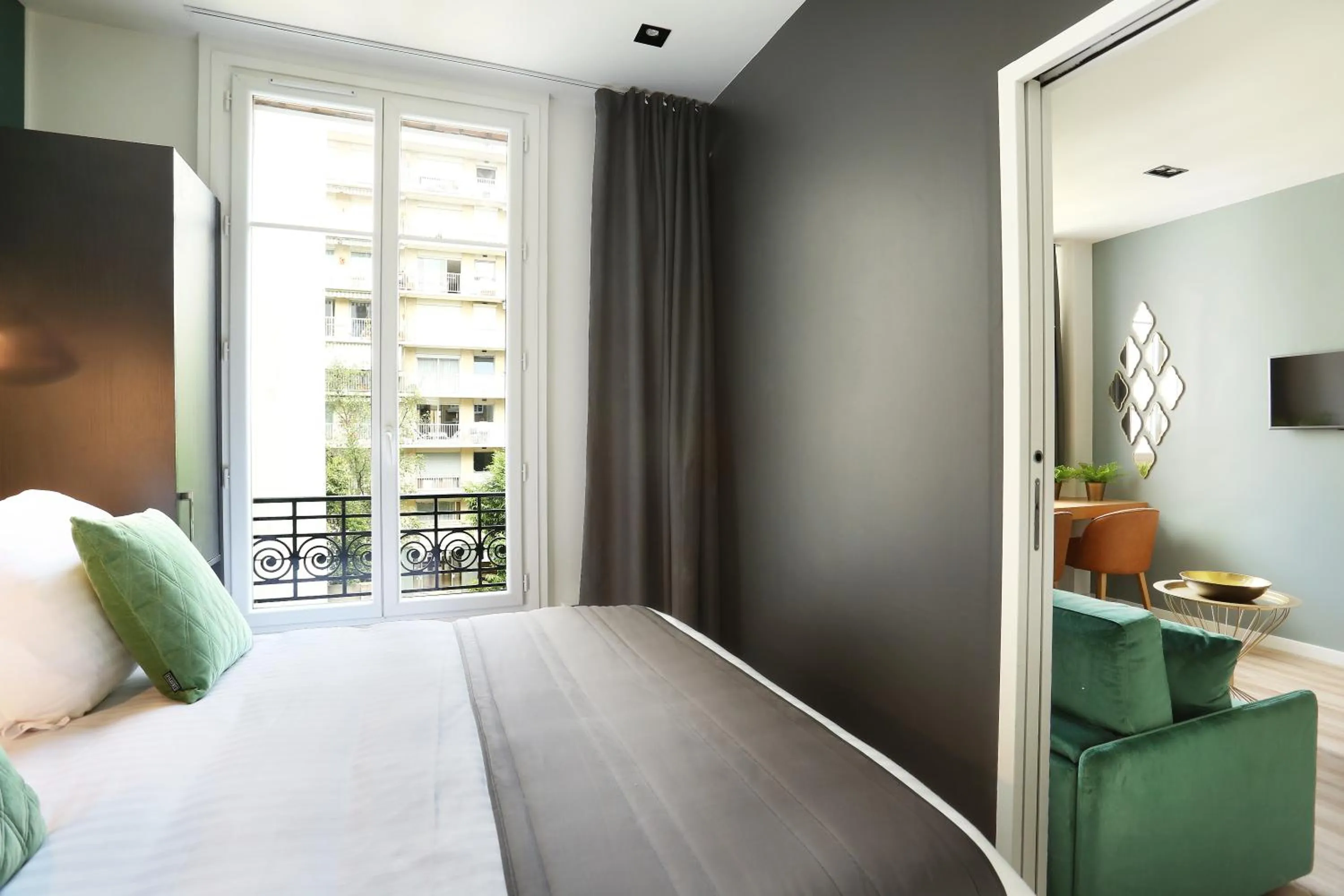 Living room, Bed in YAYS Paris Zola by Numa