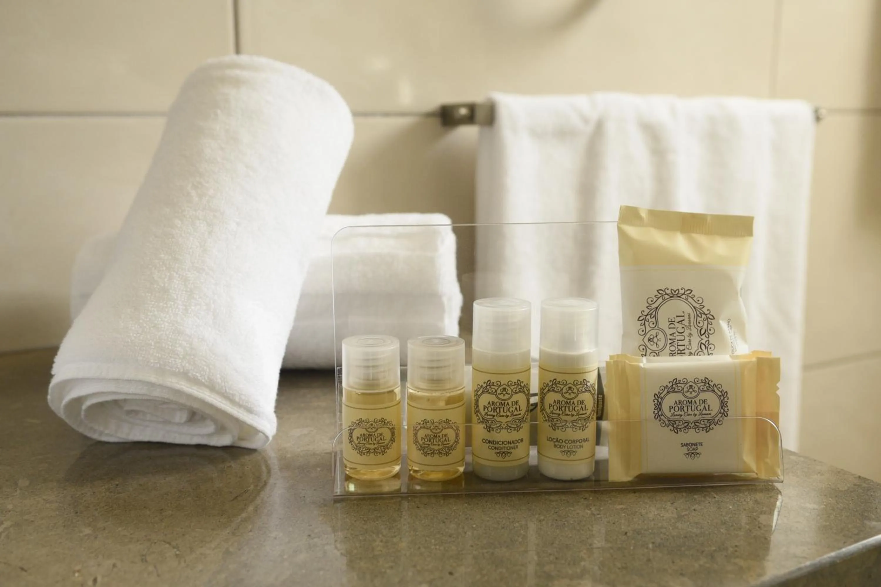 towels, Bed in Villamar Style Maison