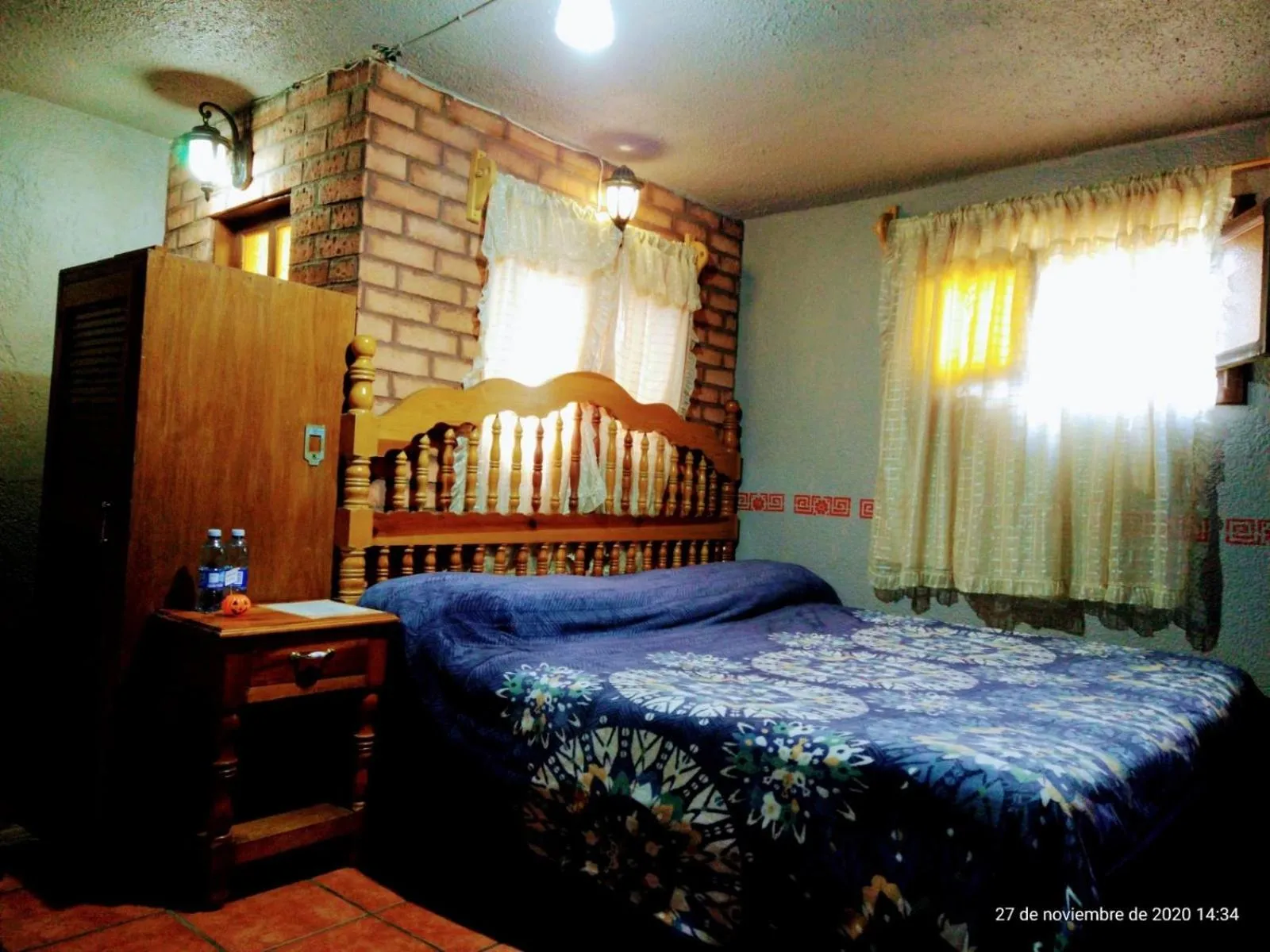 Bed in Hotel Plaza Mazamitla