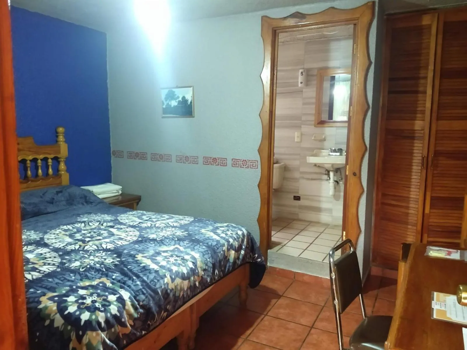 Bed in Hotel Plaza Mazamitla