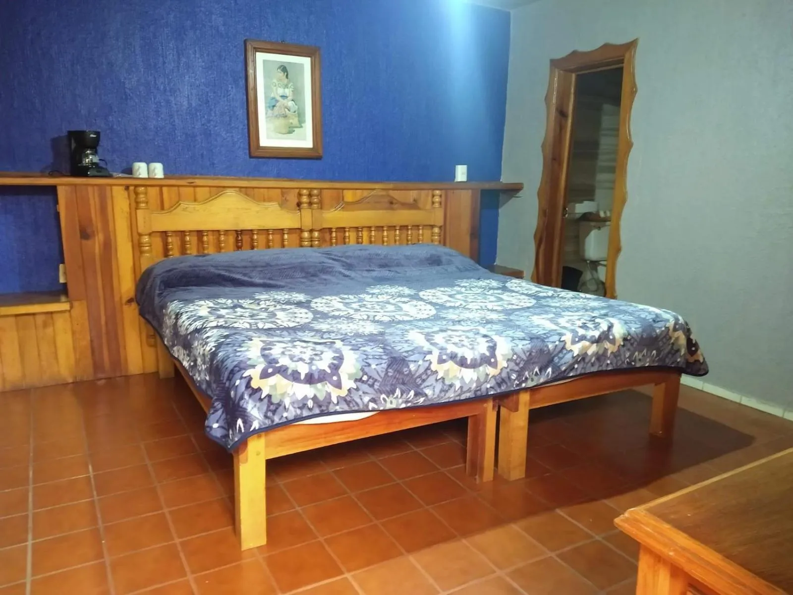Bed in Hotel Plaza Mazamitla