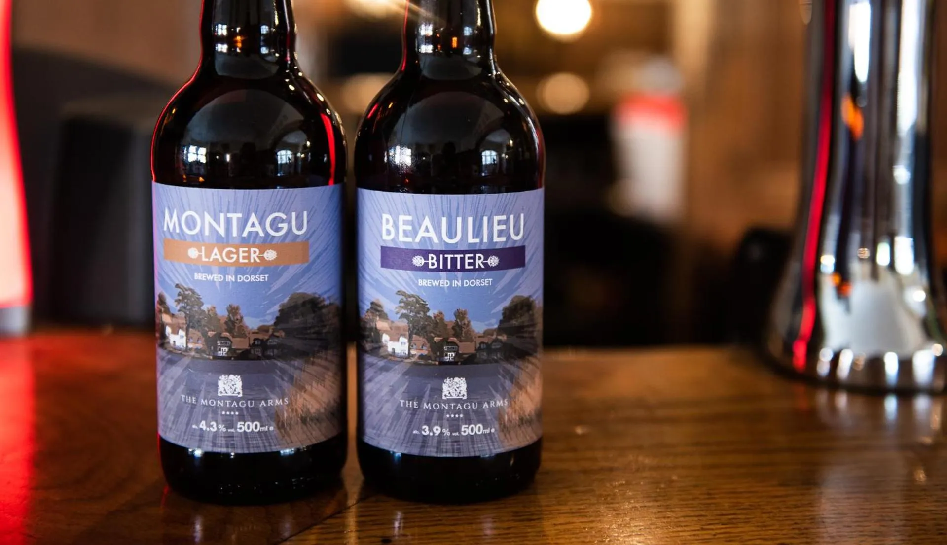 Food and drinks in The Montagu Arms