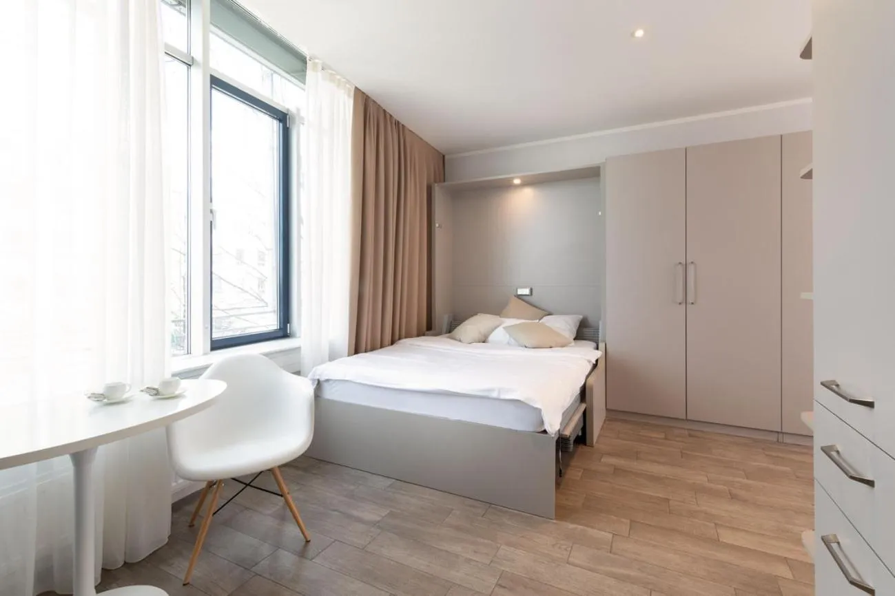 Bed in Brera Serviced Apartments Munich West