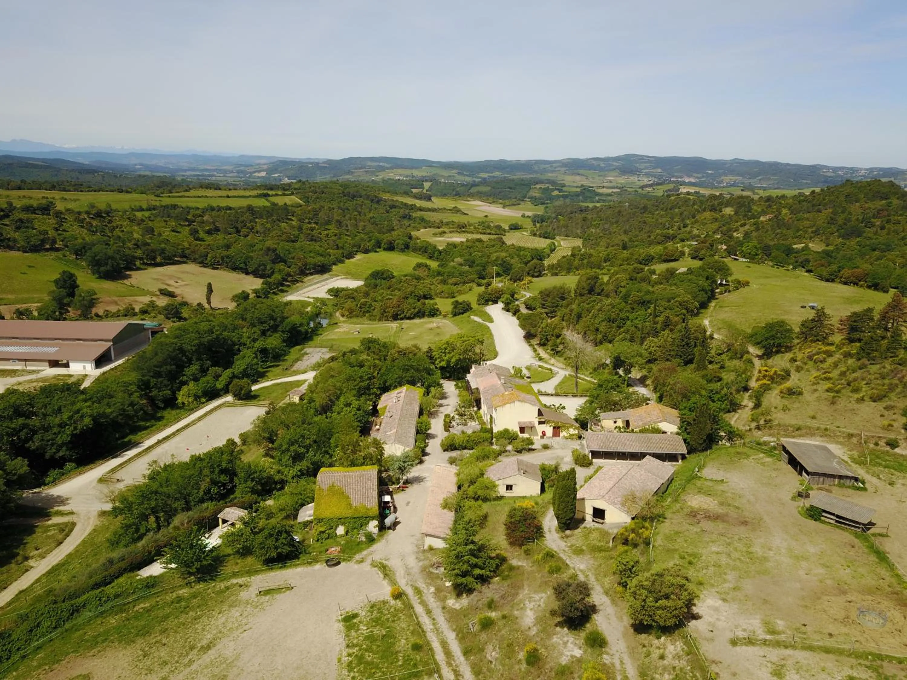 Bird's eye view in Domaine De Fraisse