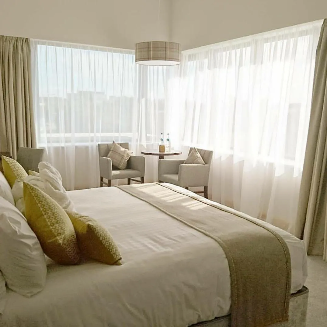 Bed in Menlo Park Hotel