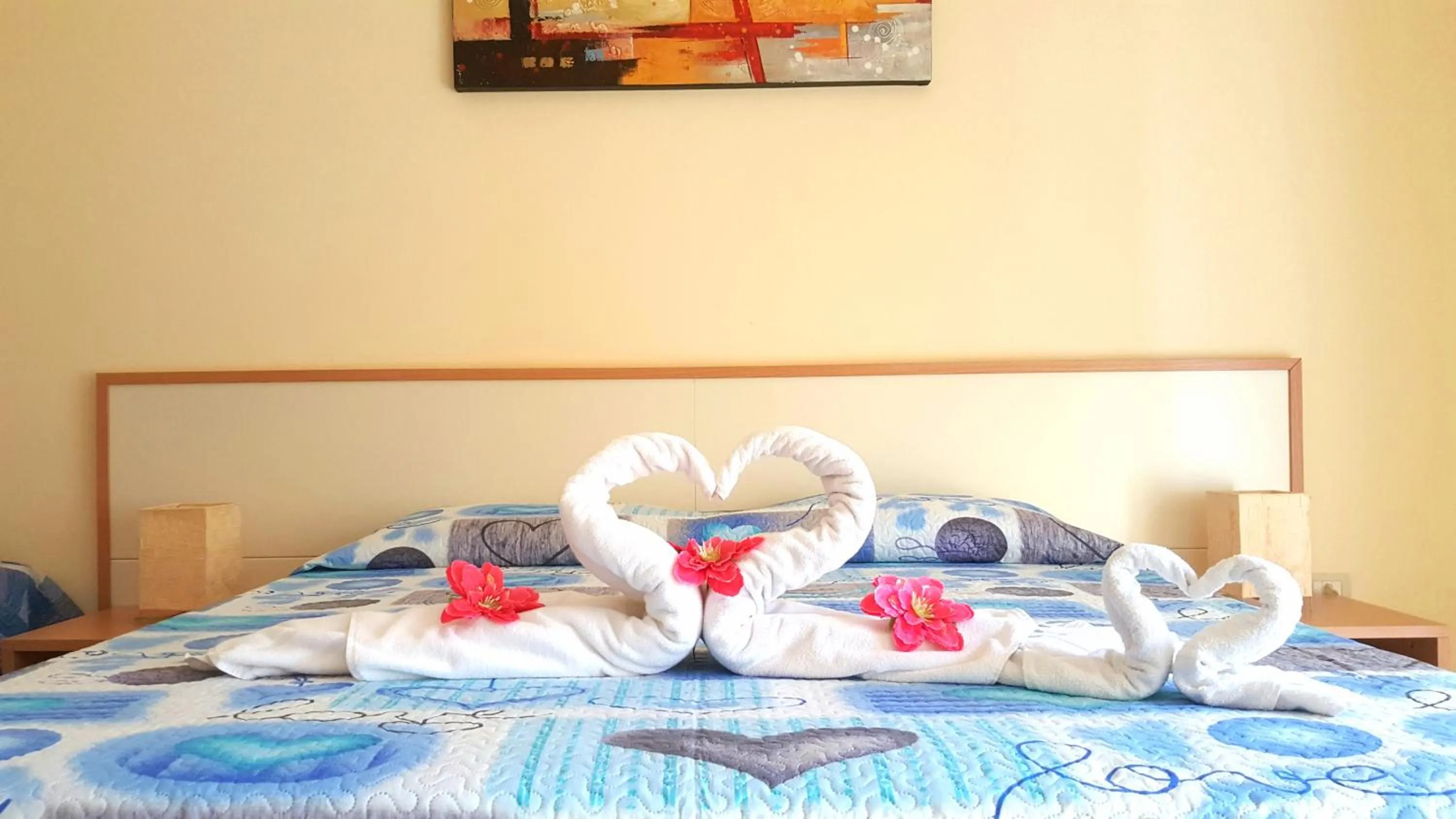 Bedroom, Bed in B&B La Villetta Gela