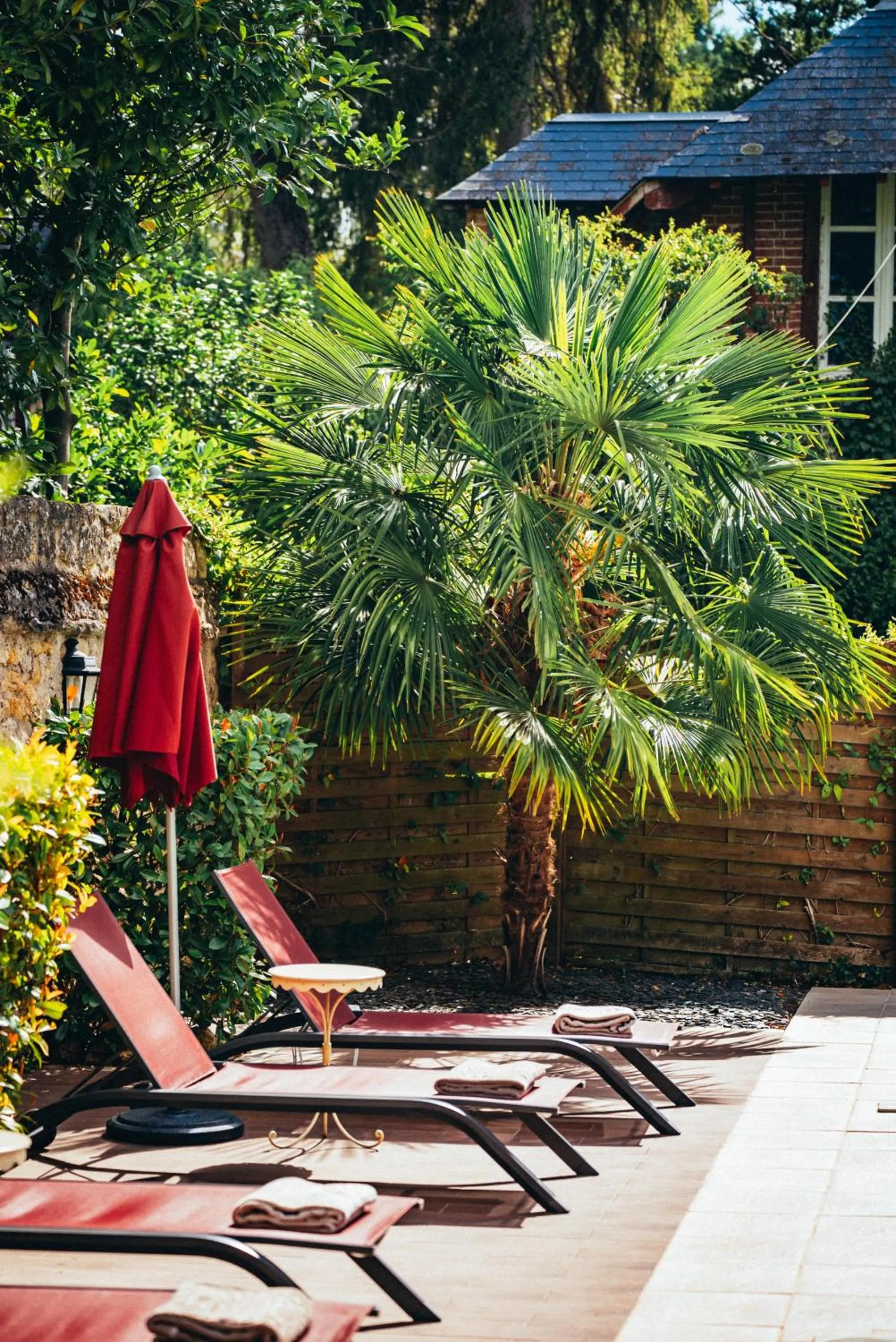 Swimming pool in Le Manoir Saint Thomas