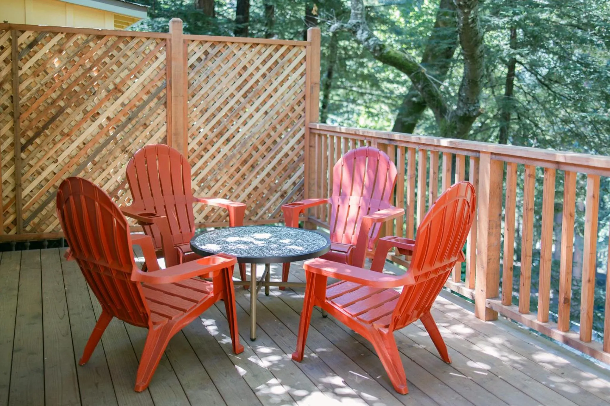 Patio in Fernwood Resort