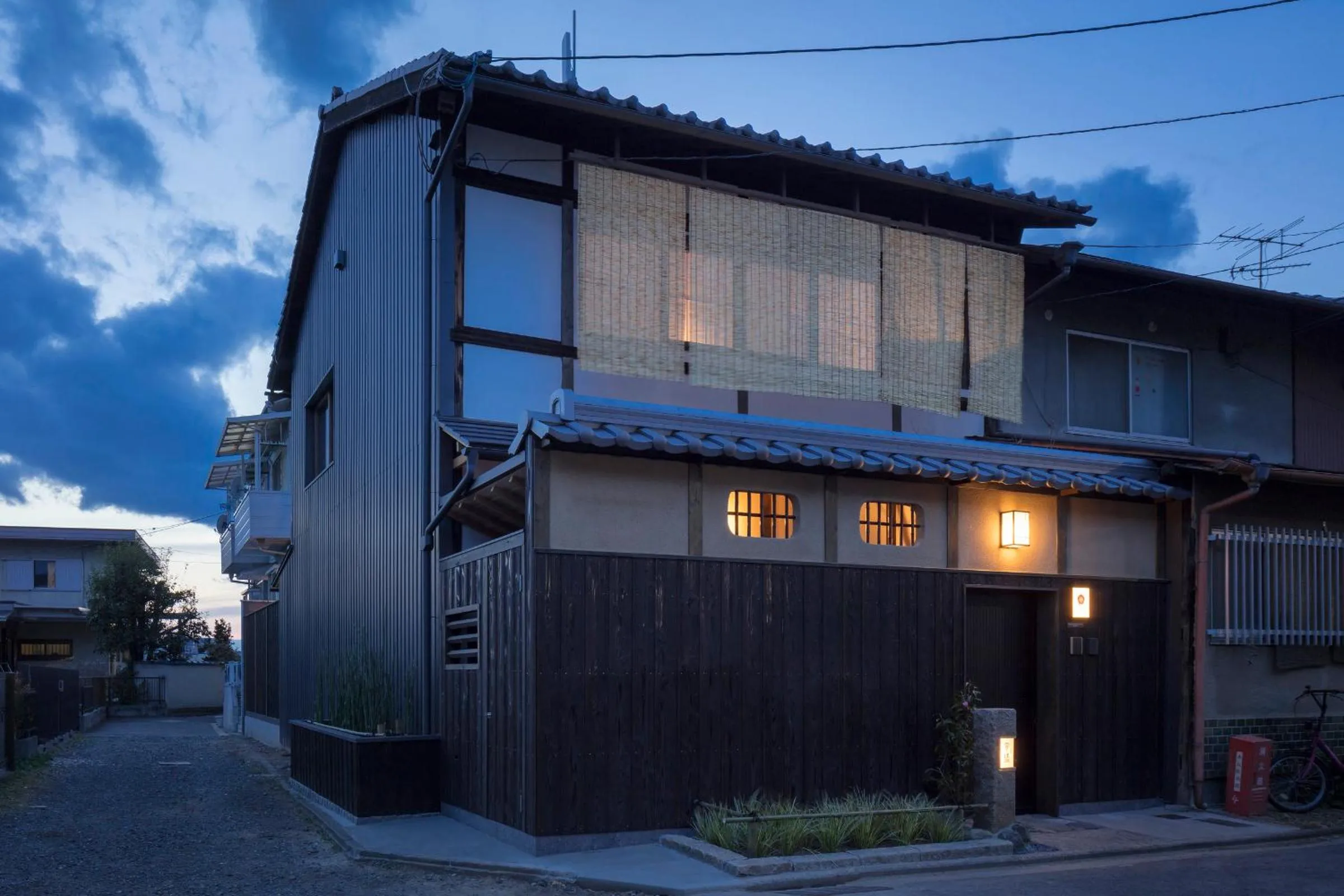 Facade/entrance in Yoitsubaki Machiya House