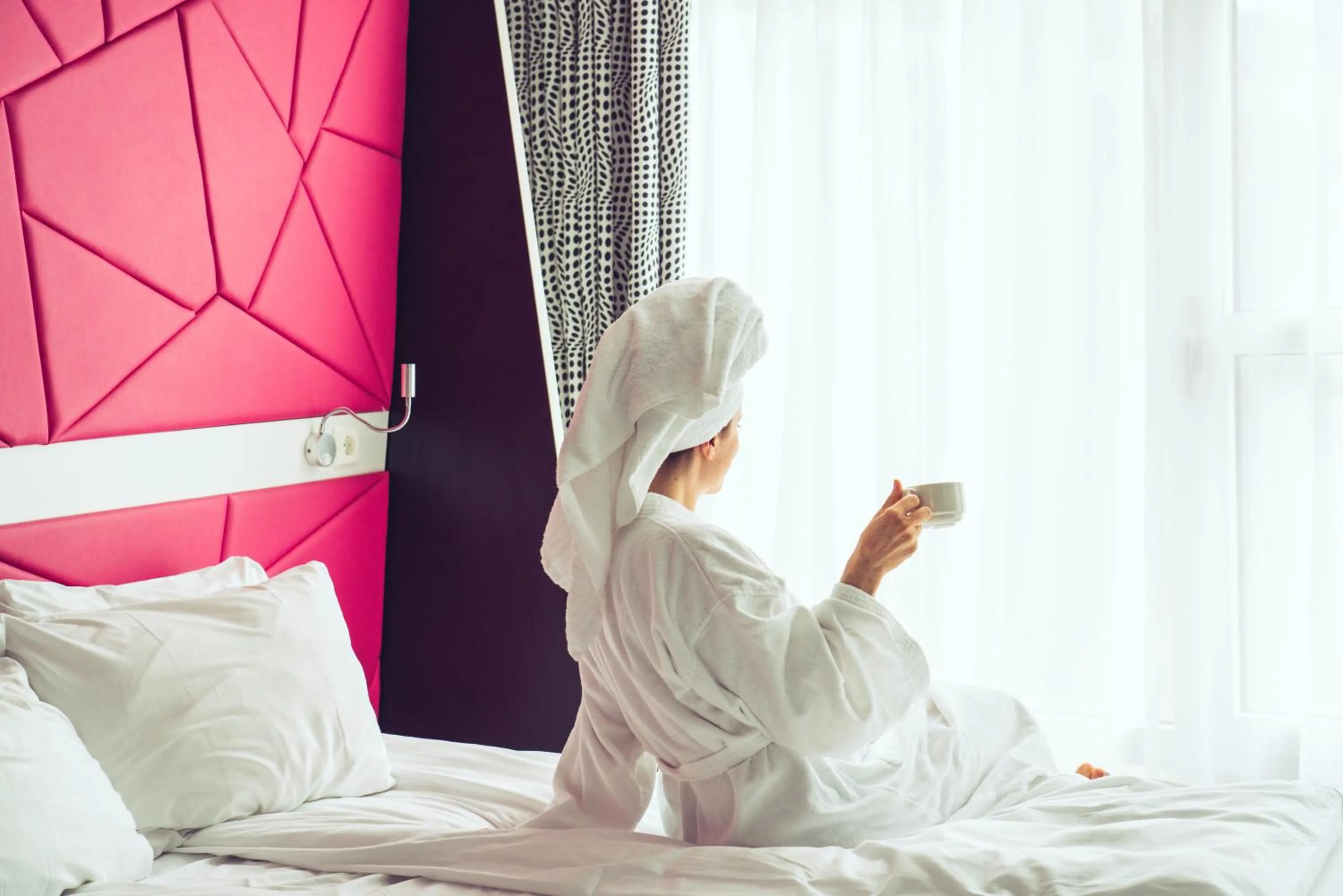 Bed in Magic Hotel Xhibition - Self-service-hotel