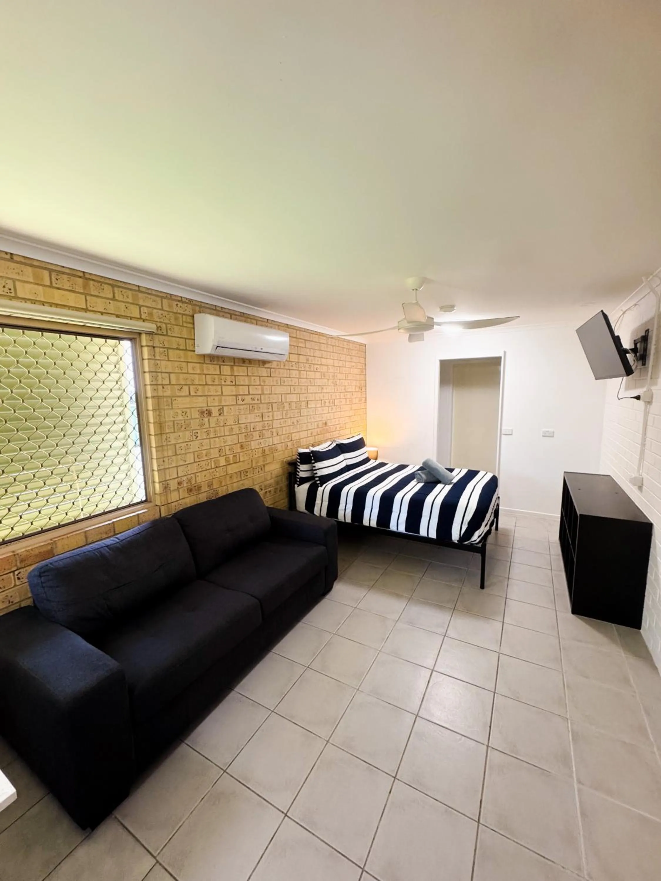 Bed in Motel Sunshine Coast