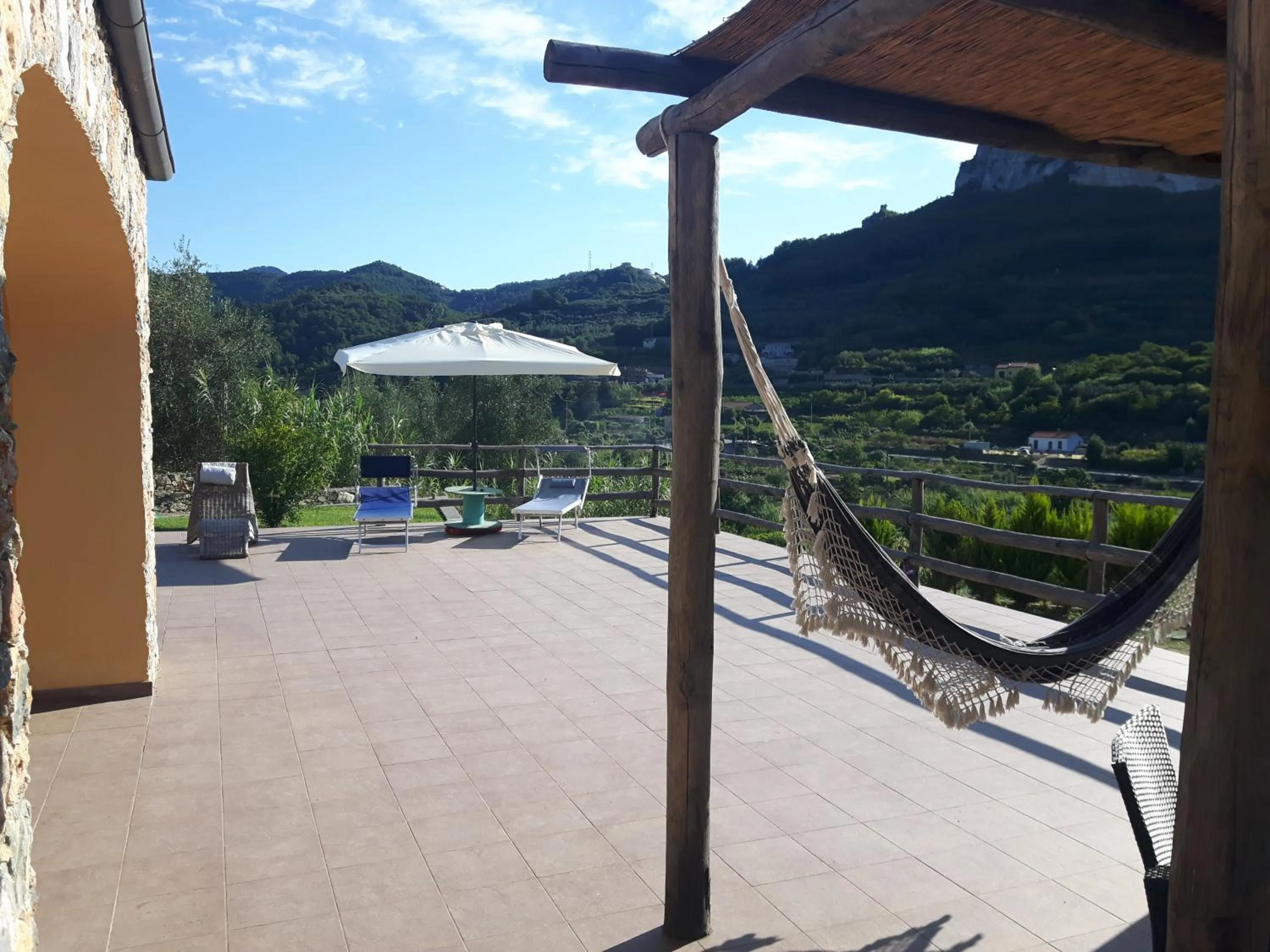 Balcony/Terrace in Ort holiday's time