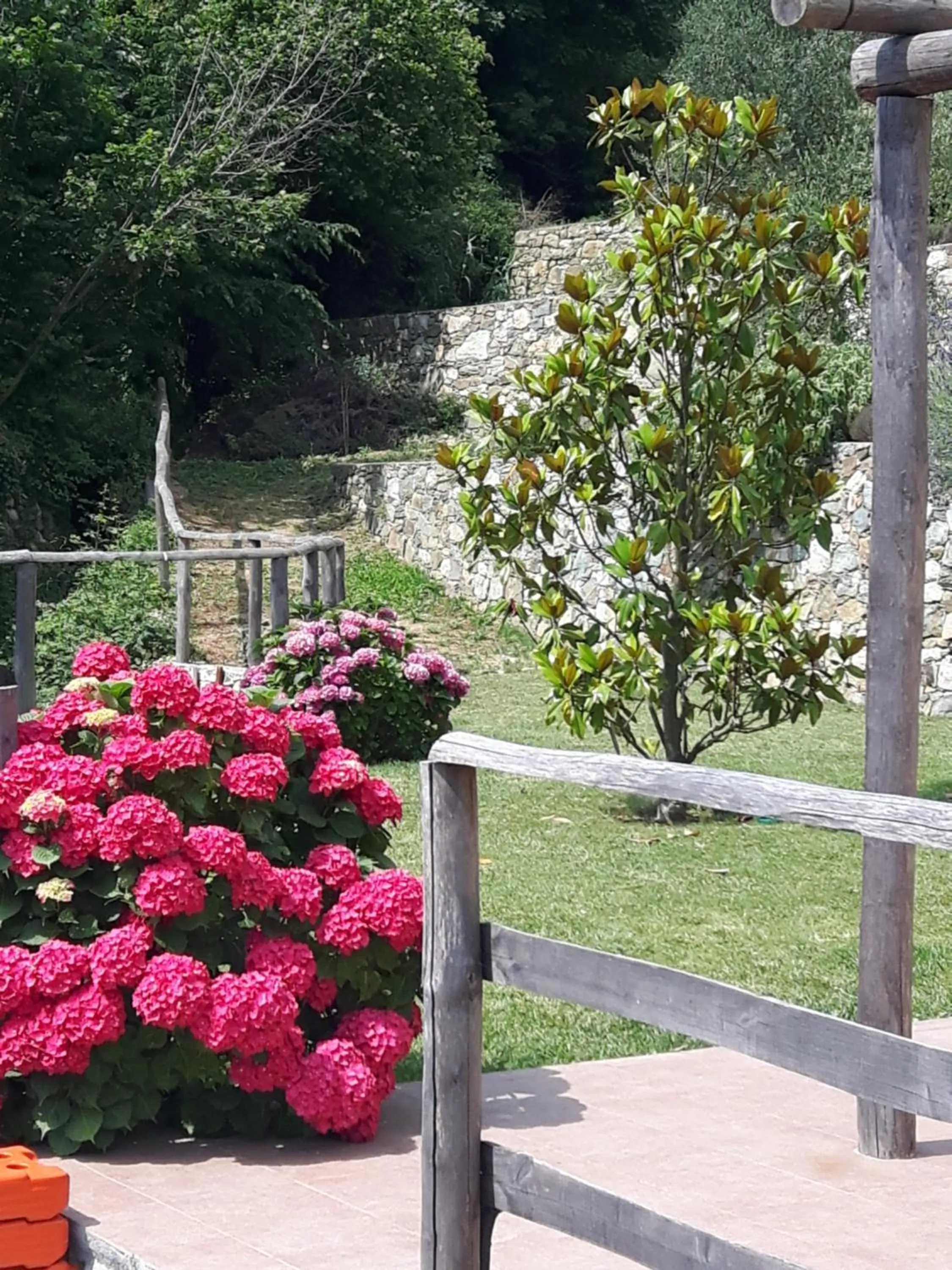 Garden in Ort holiday's time