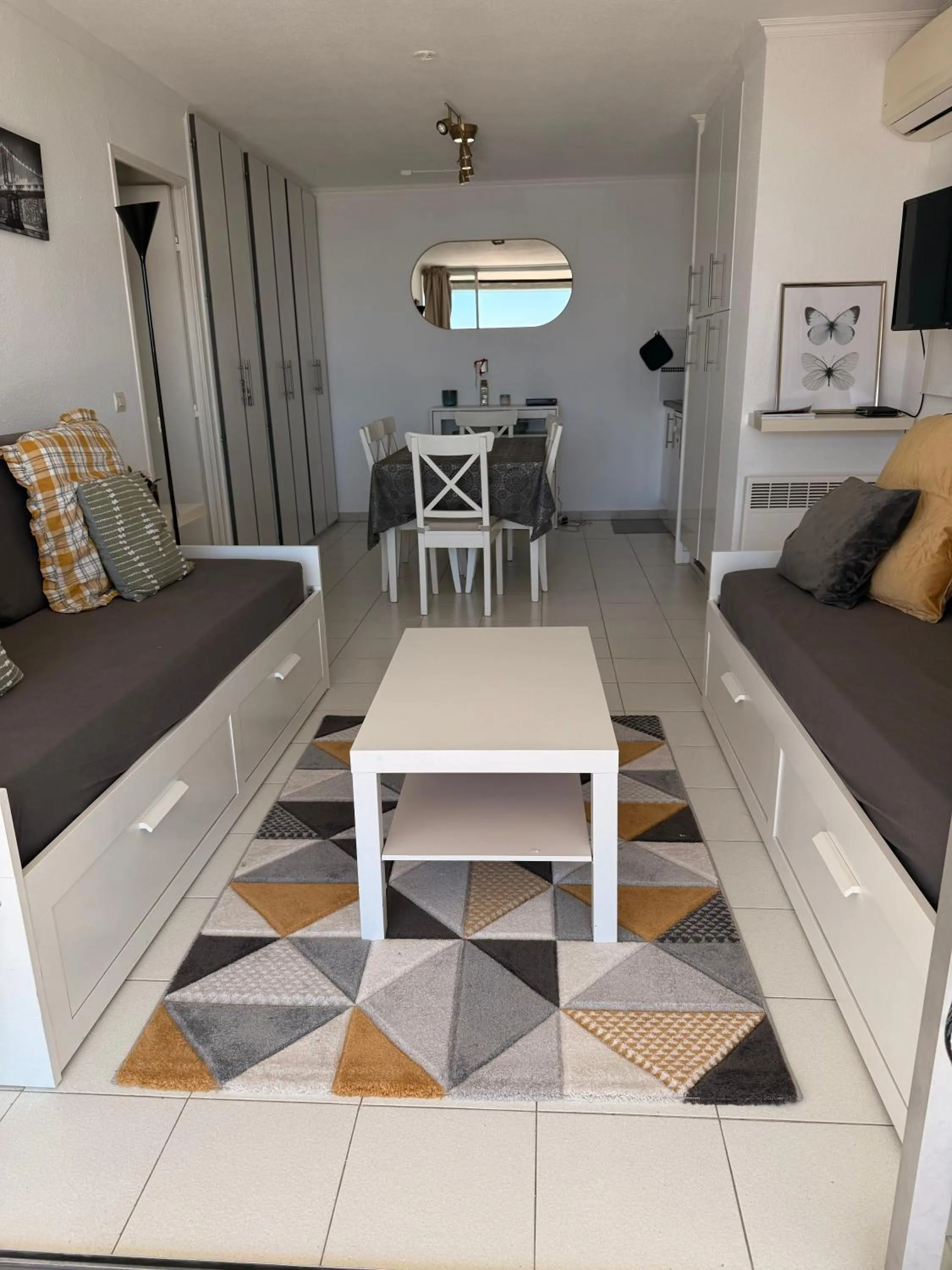 Living room in Sunny Home Costa Plana-Monaco -Cap D'Ail