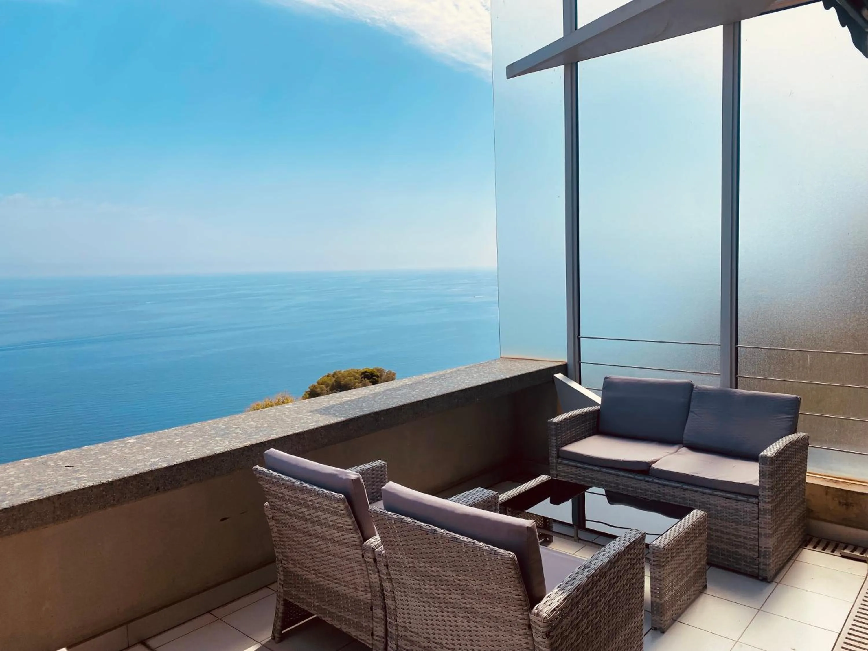 Patio in Sunny Home Costa Plana-Monaco -Cap D'Ail