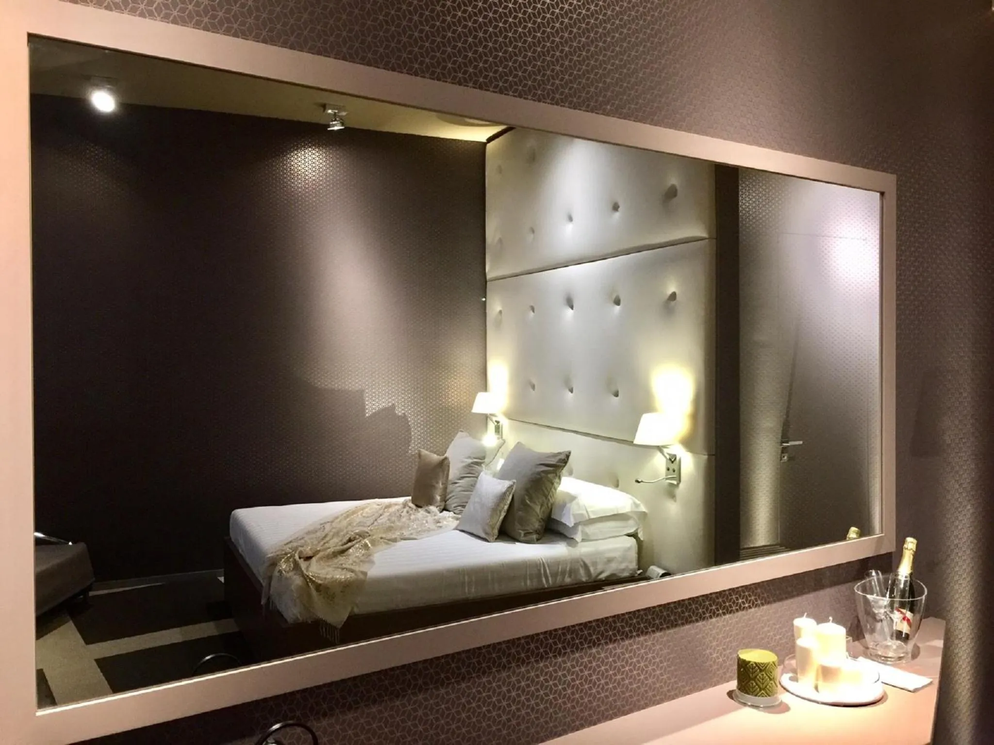 Bed in Private Luxury Suites