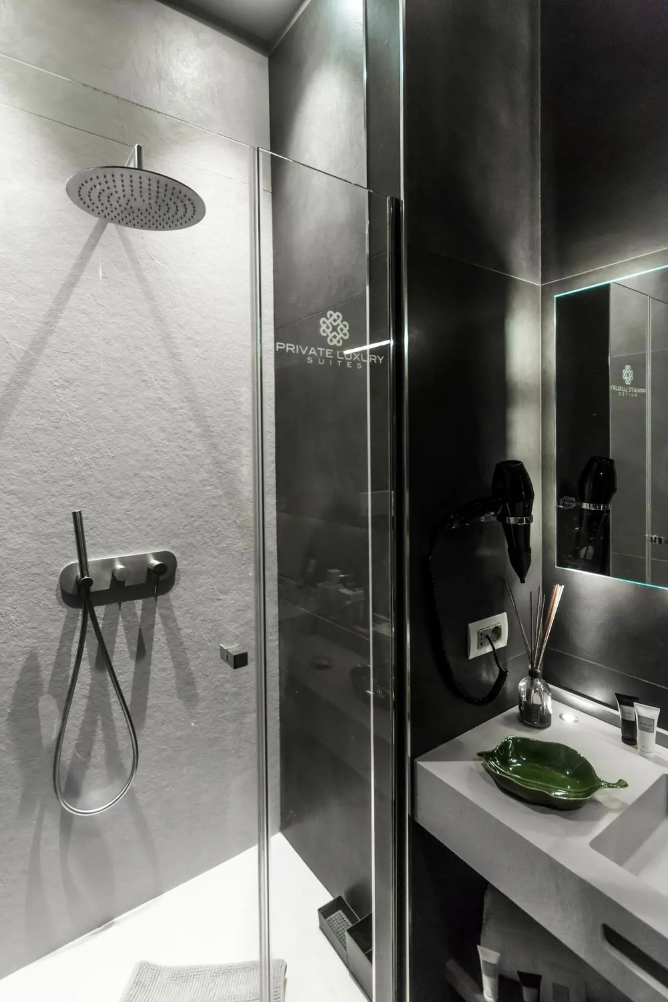 Shower in Private Luxury Suites