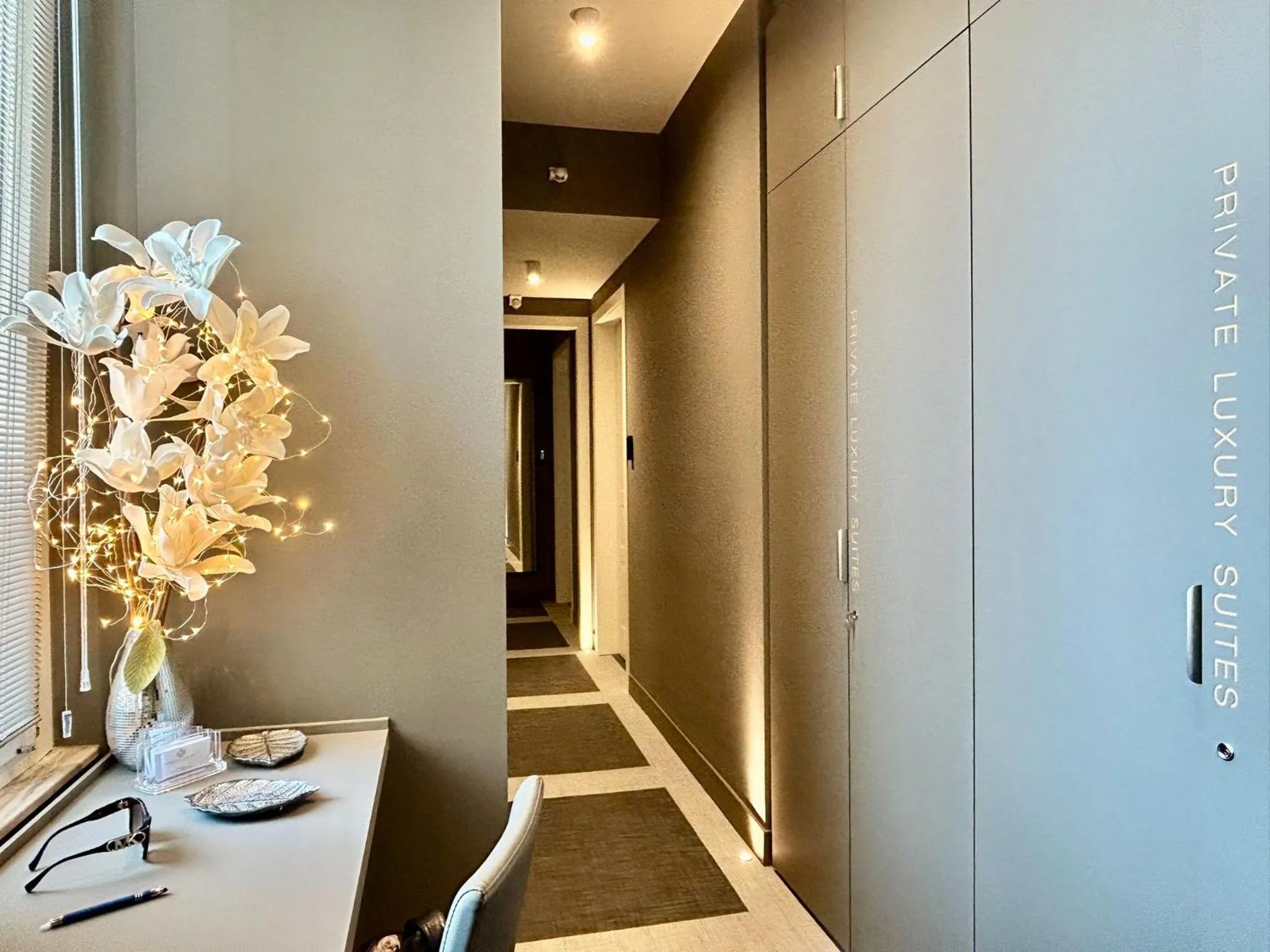 wardrobe in Private Luxury Suites