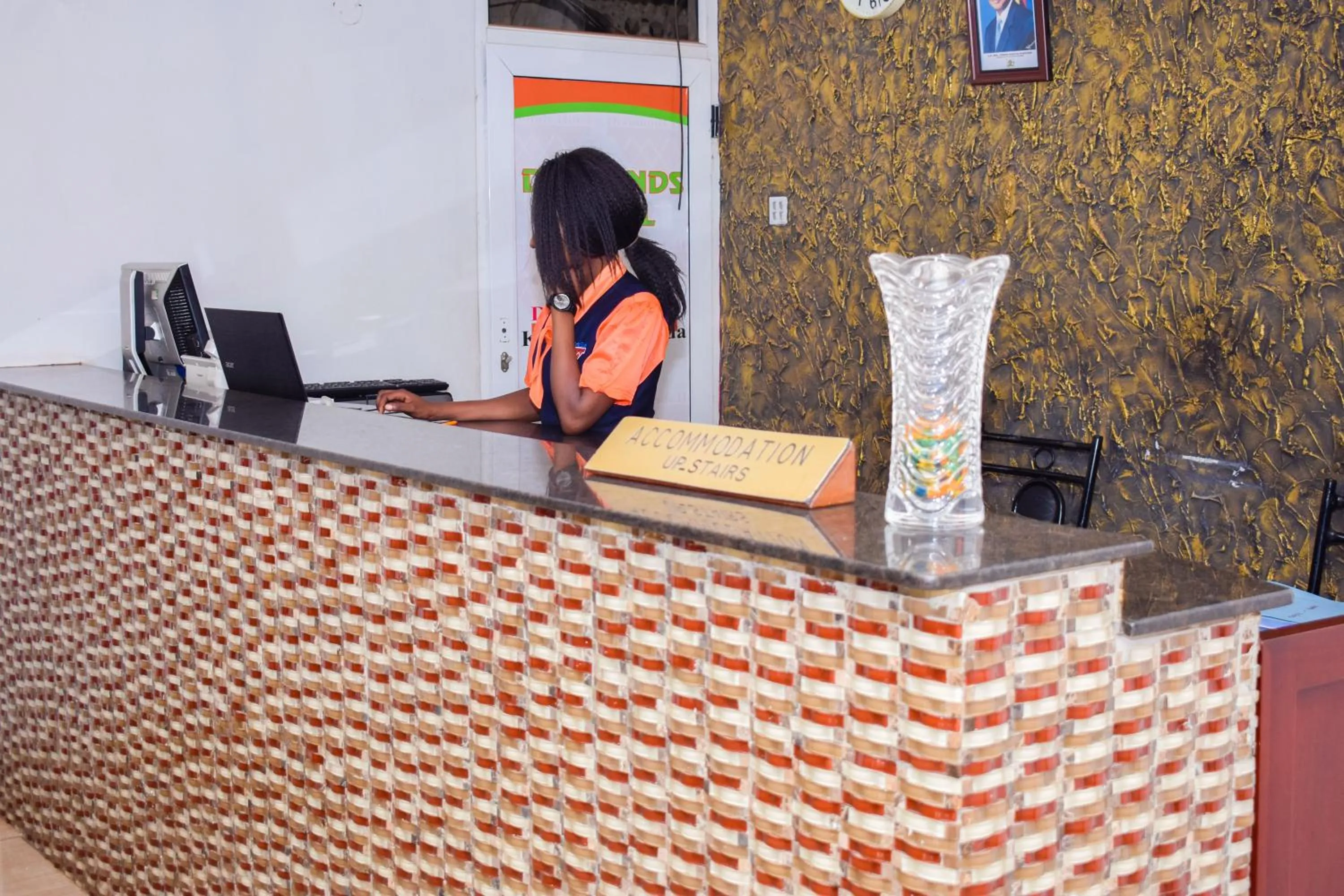 Staff in Diamonds Hotel Kampala