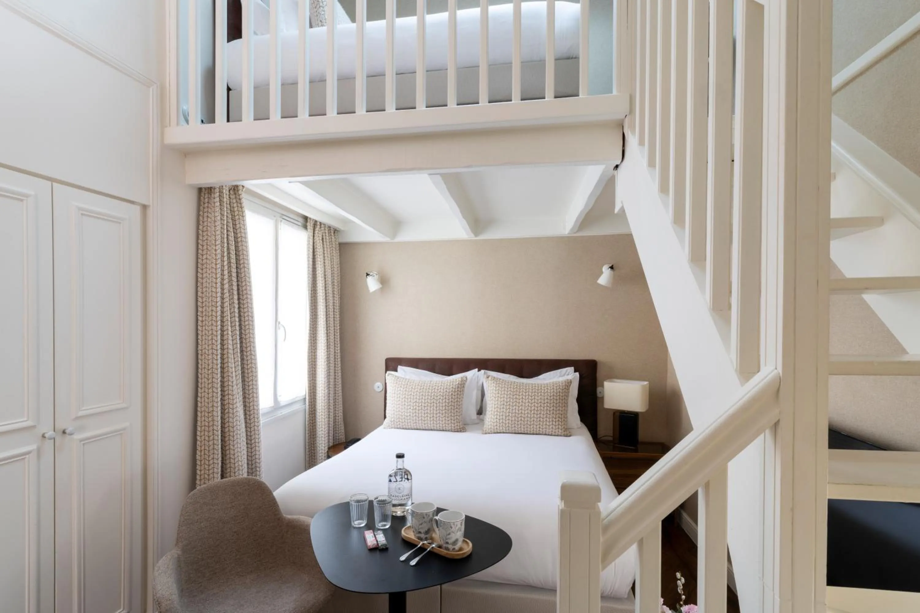 Photo of the whole room, Bed in Hôtel Madeleine Haussmann