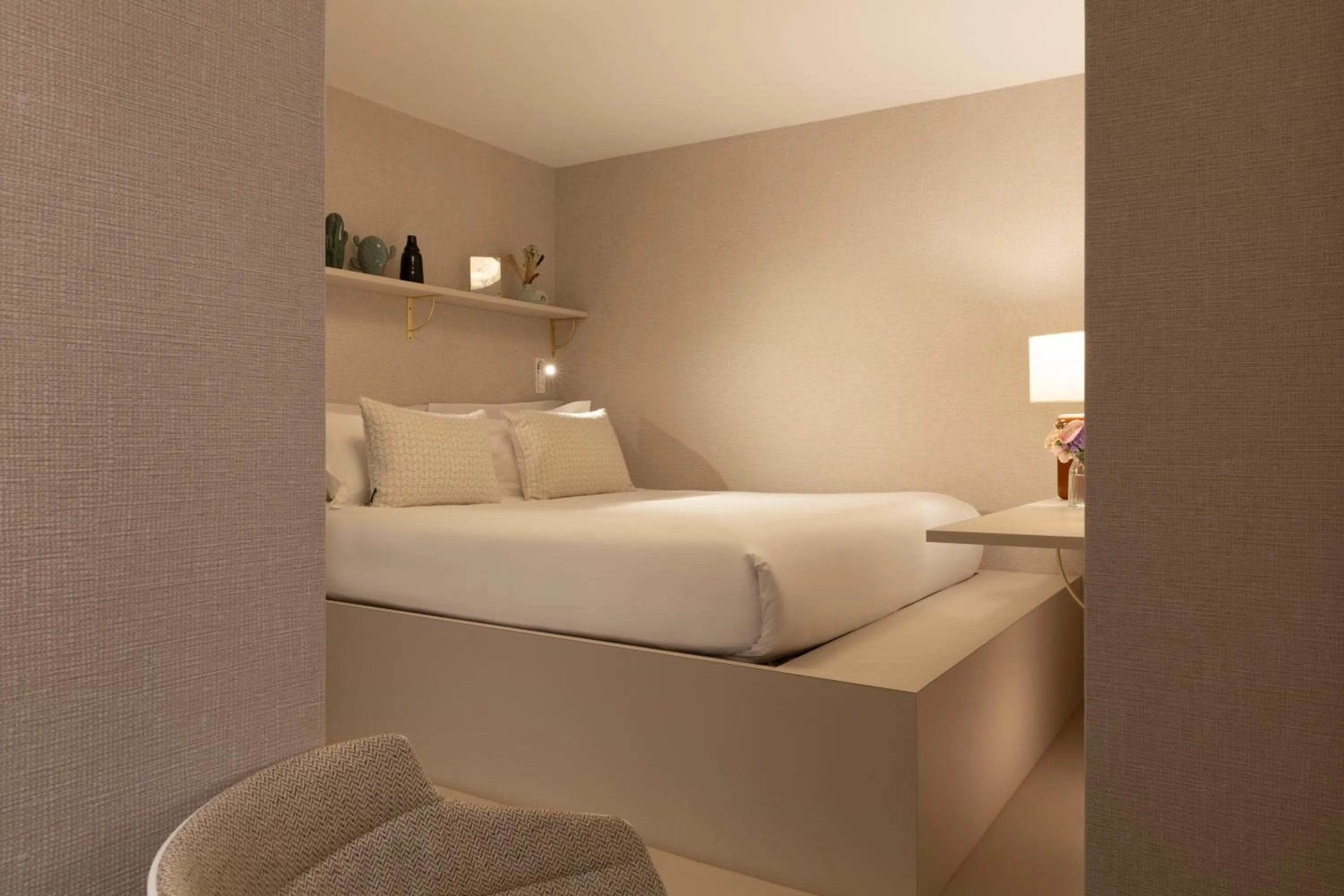 Photo of the whole room, Bed in Hôtel Madeleine Haussmann