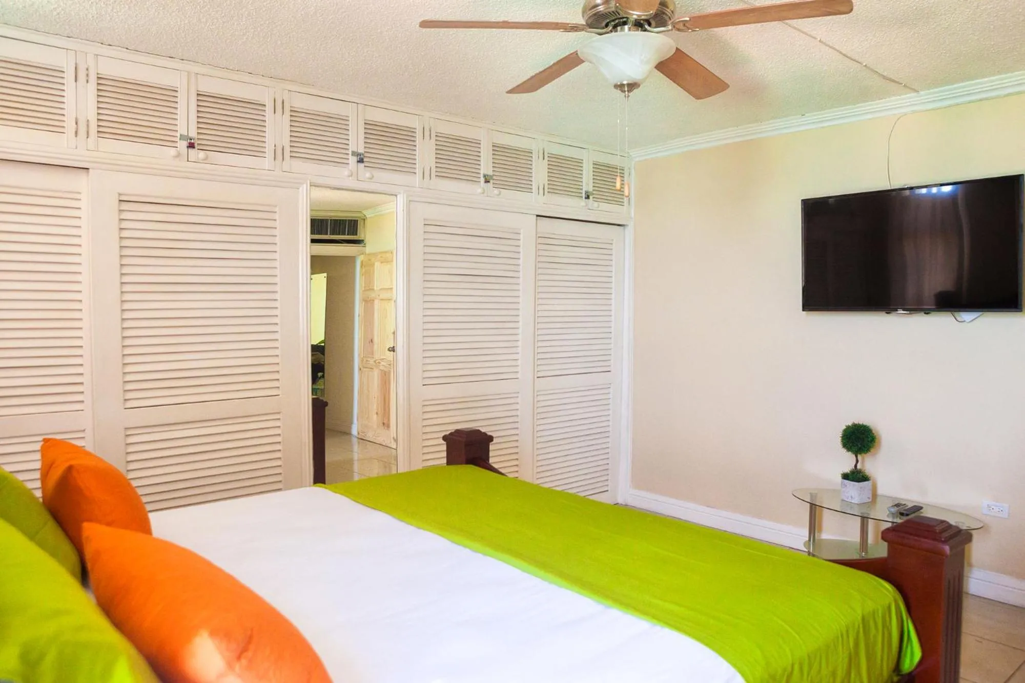 Bed in Montego Bay Club Apartments