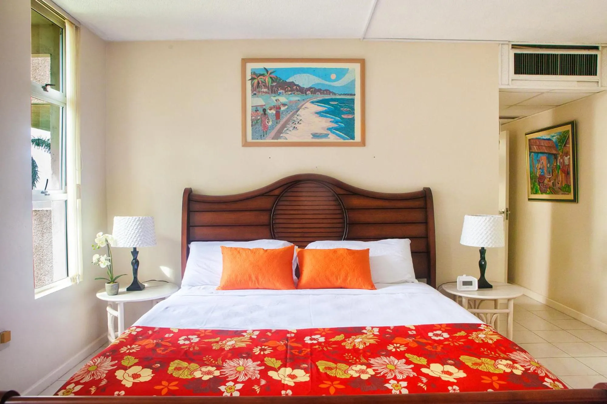 Bed in Montego Bay Club Apartments