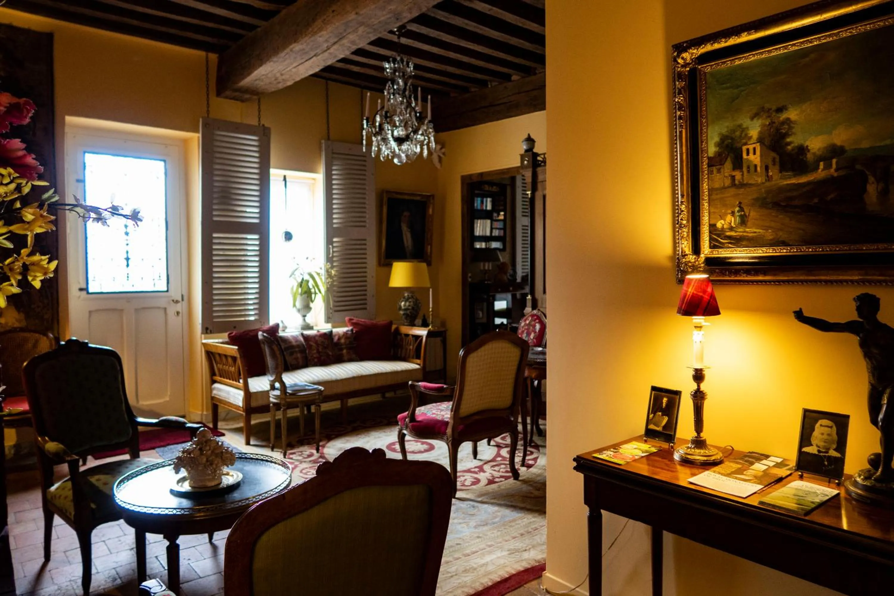 Living room in Jan's place in Burgundy