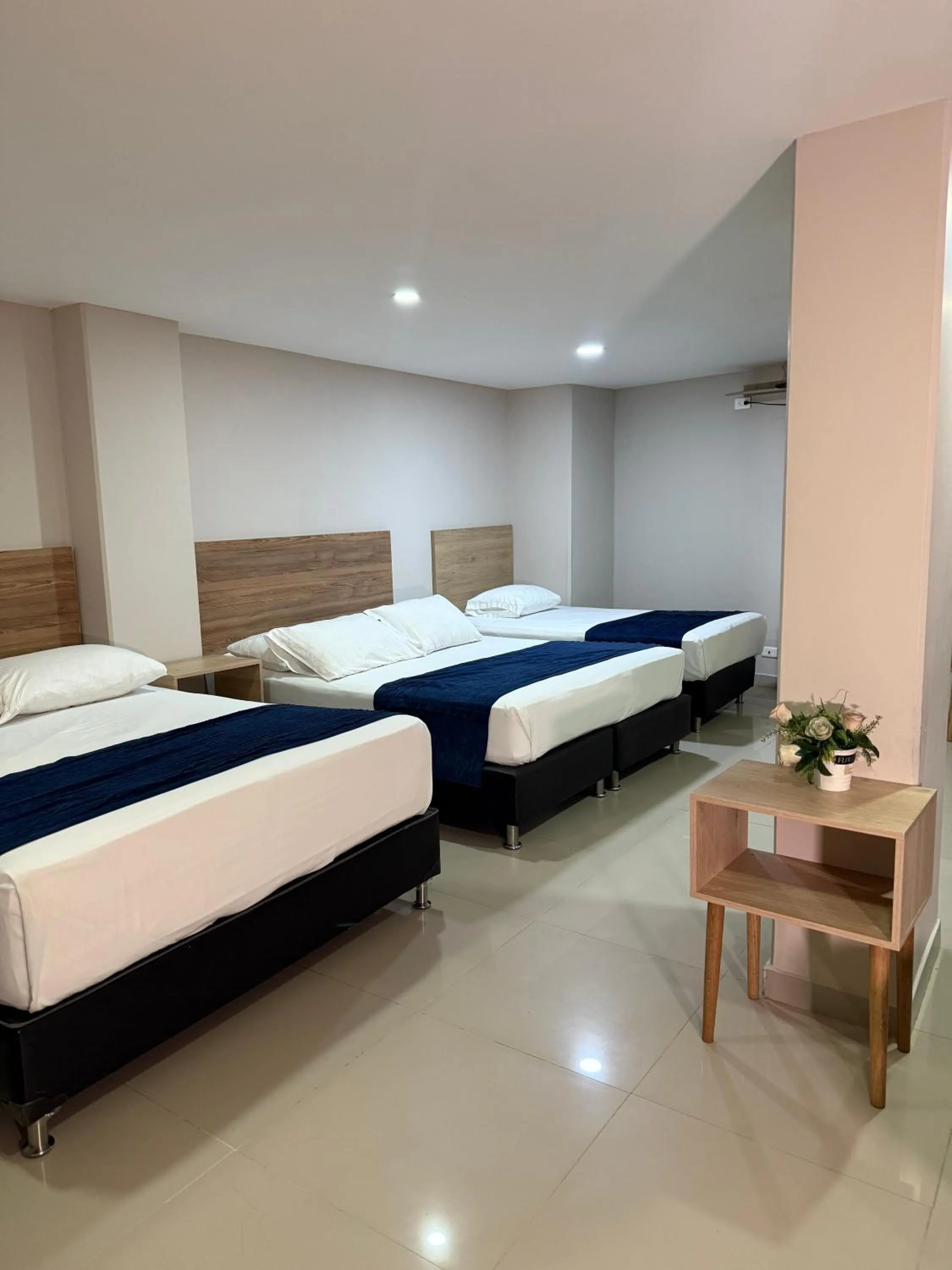 Bed in Hotel Suramericana