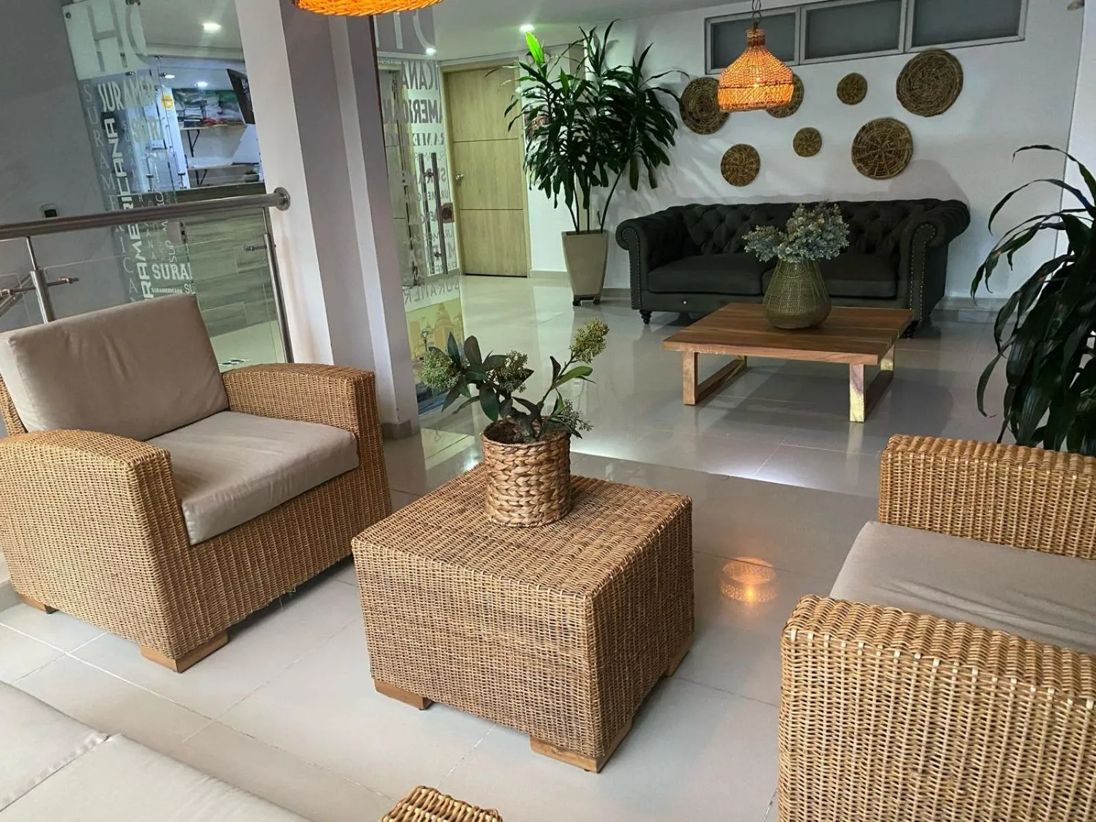 Living room in Hotel Suramericana