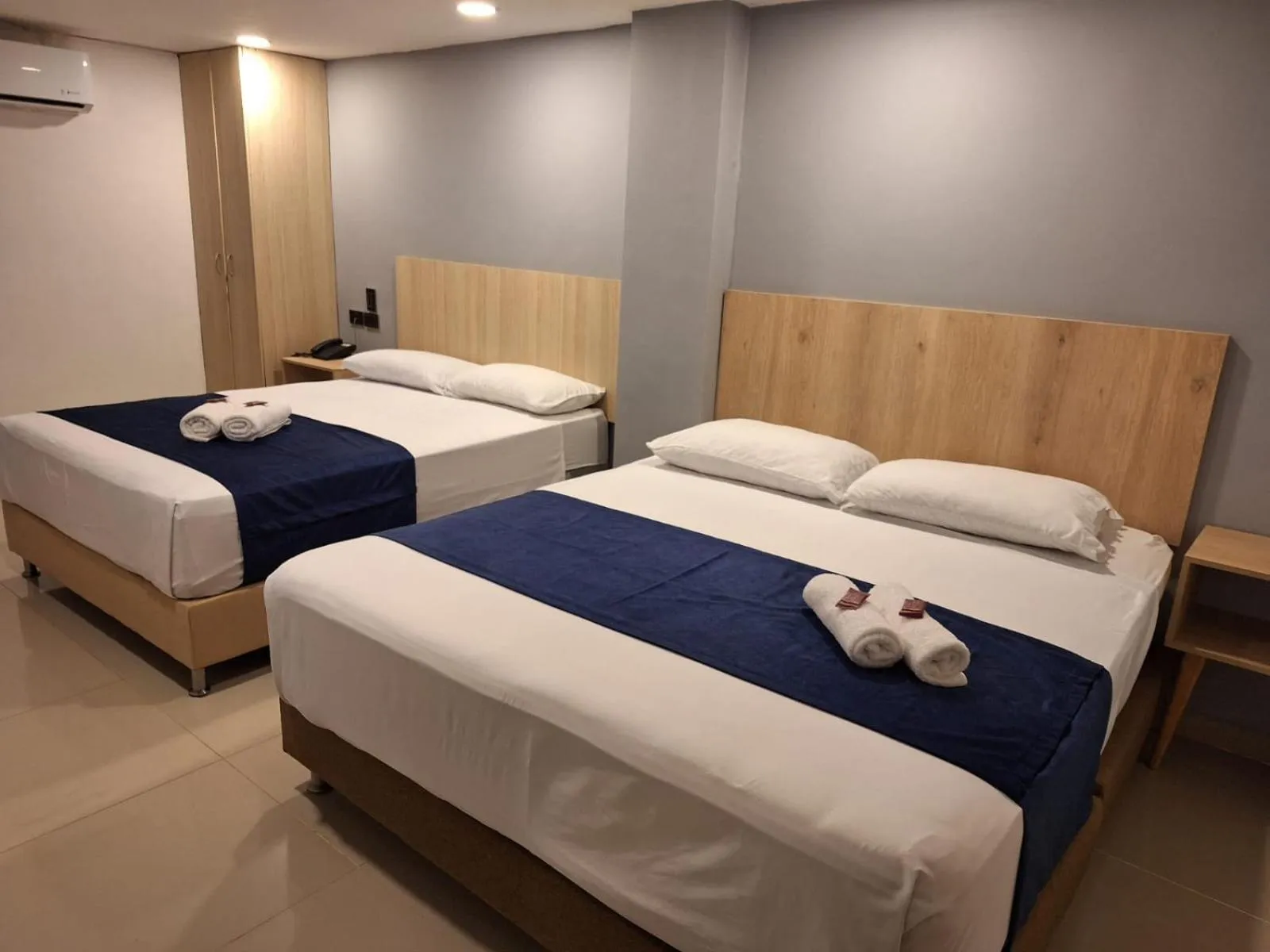 Bed in Hotel Suramericana