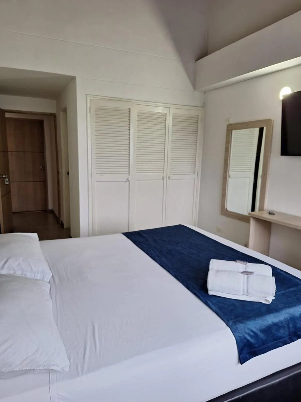 Bed in Hotel Suramericana