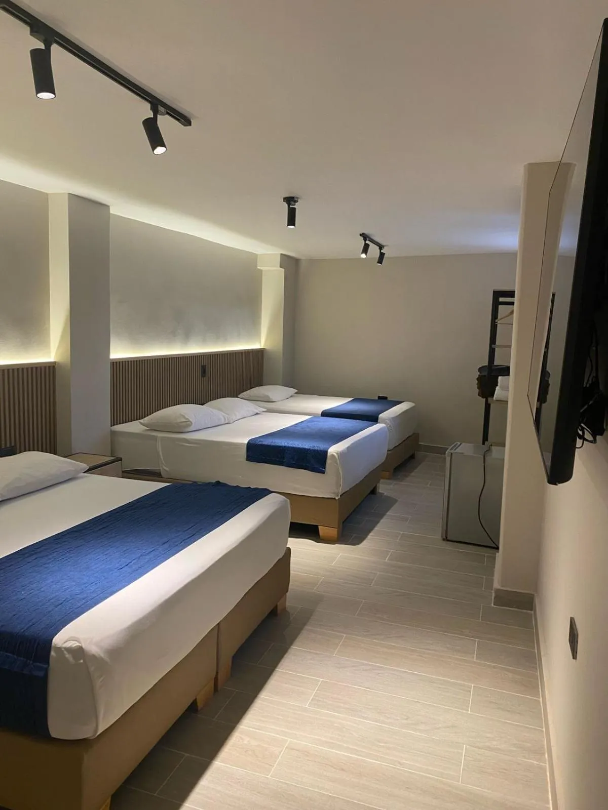 Bed in Hotel Suramericana