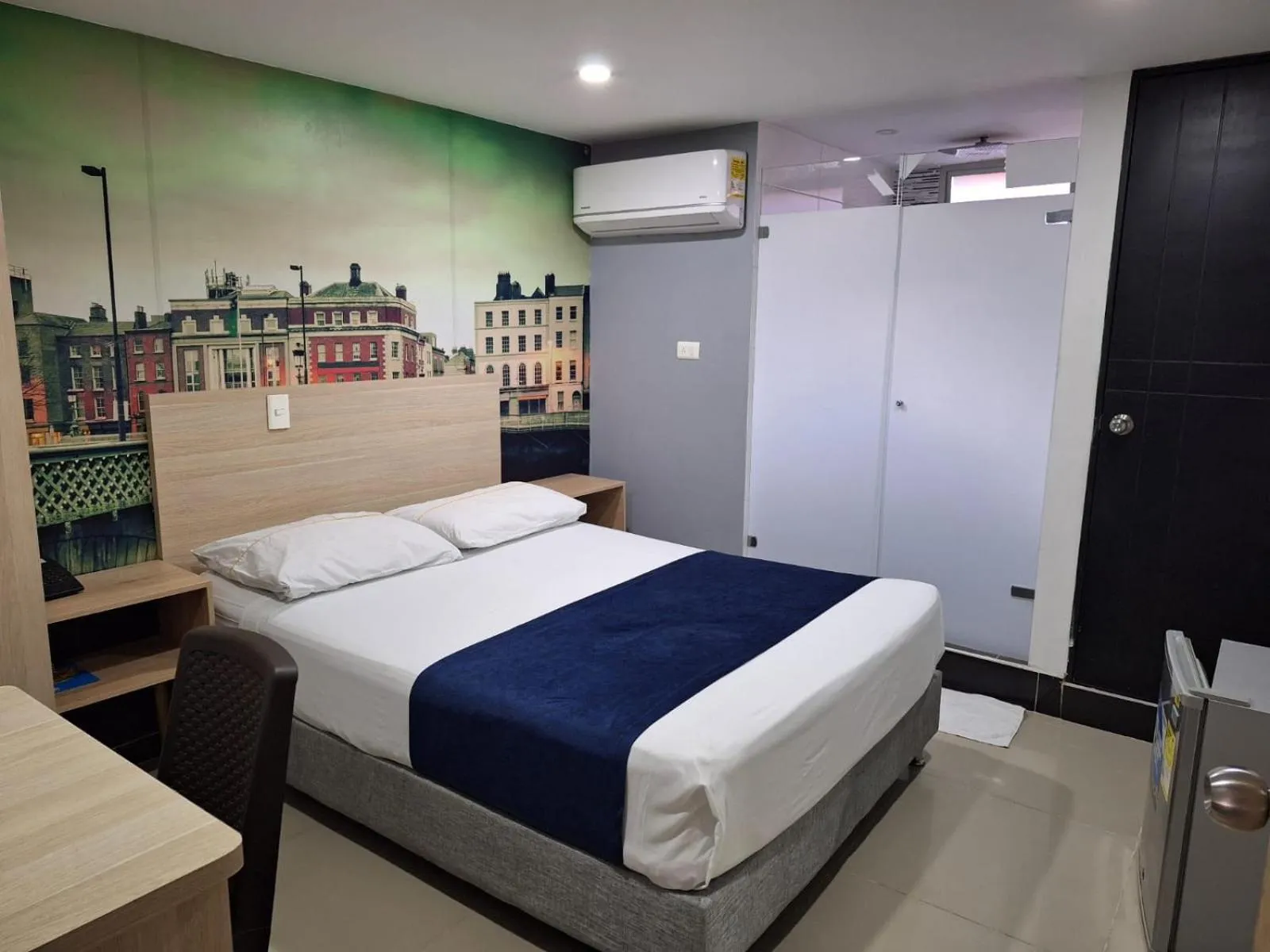 Bed in Hotel Suramericana