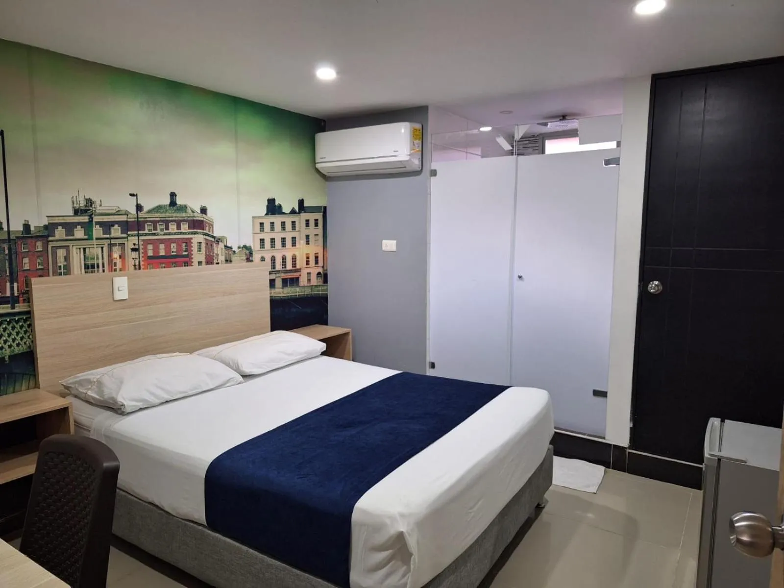 Bed in Hotel Suramericana