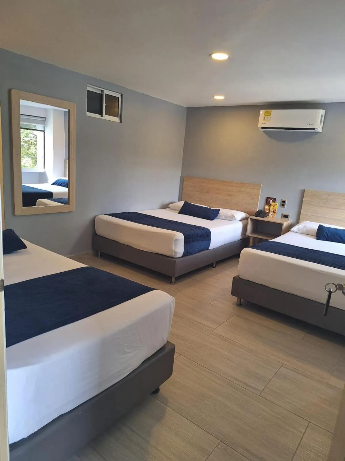 Bed in Hotel Suramericana