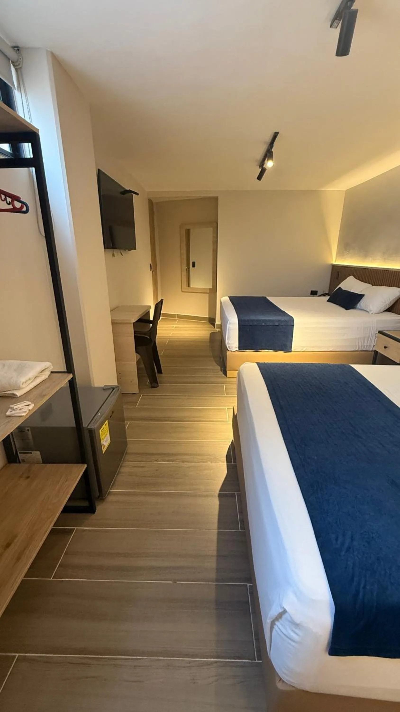 Bed in Hotel Suramericana