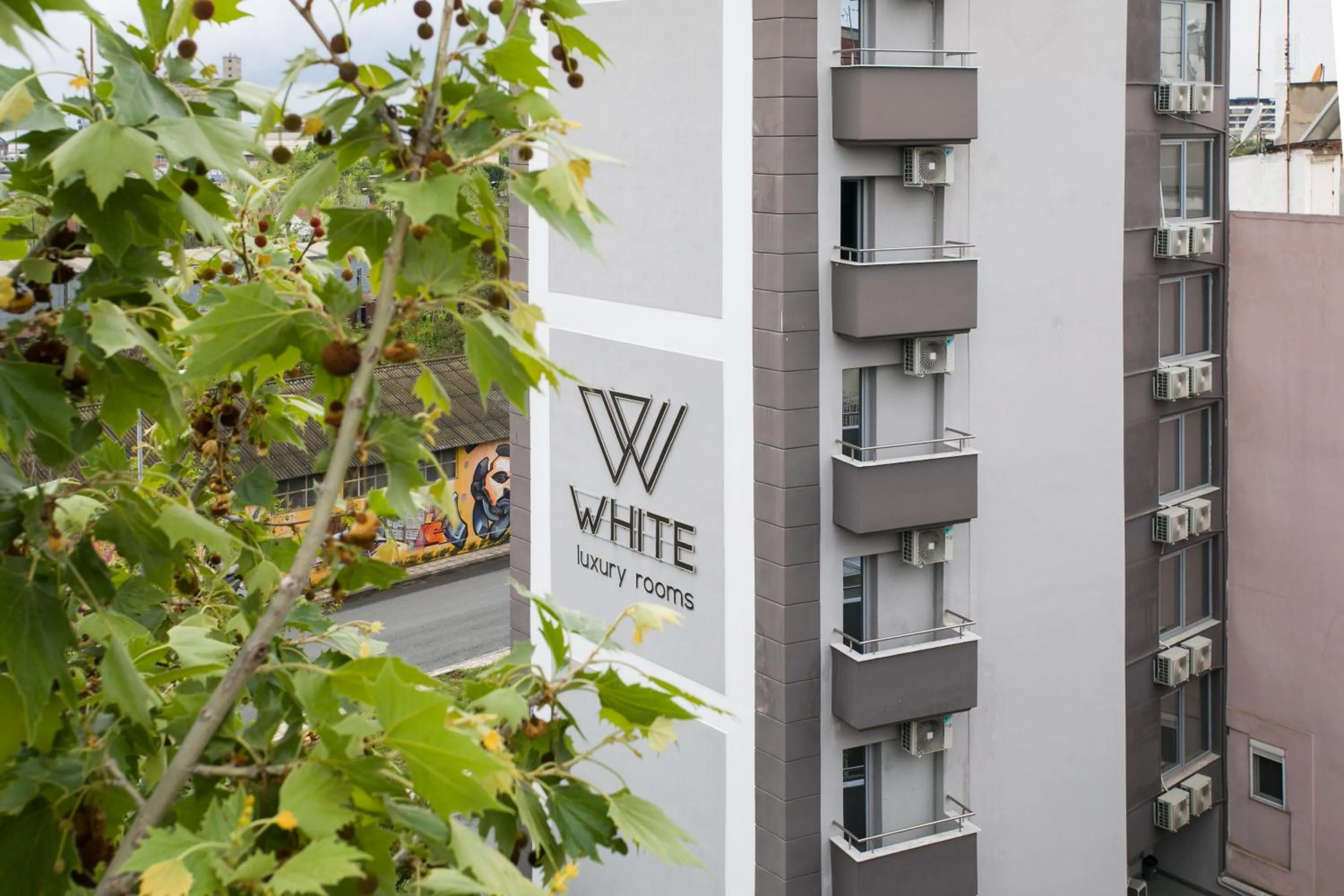 Property building in White Luxury