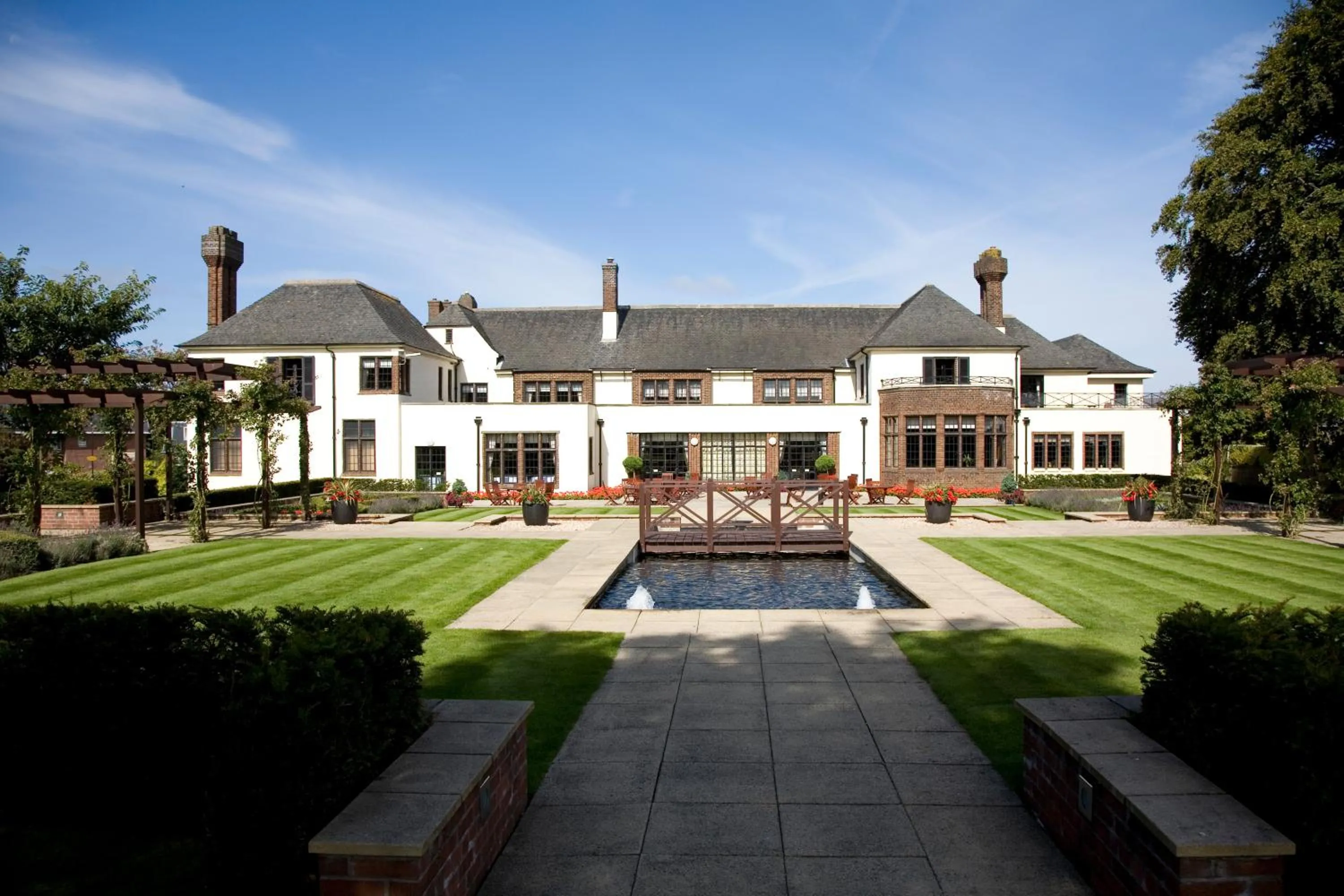 Patio in Western House Hotel At Ayr Racecourse