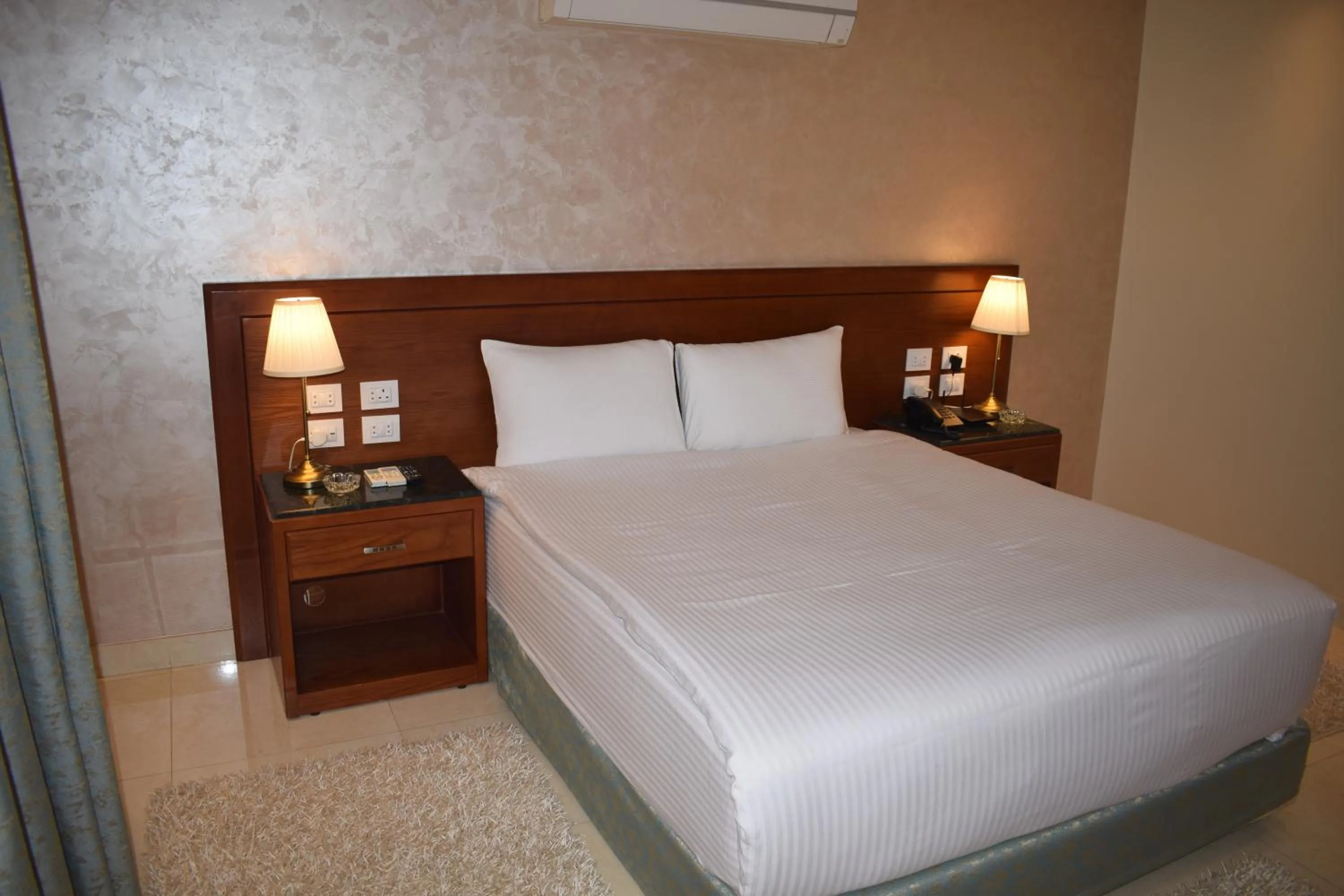 Bed in Omar El Khayam Al Minya Hotel